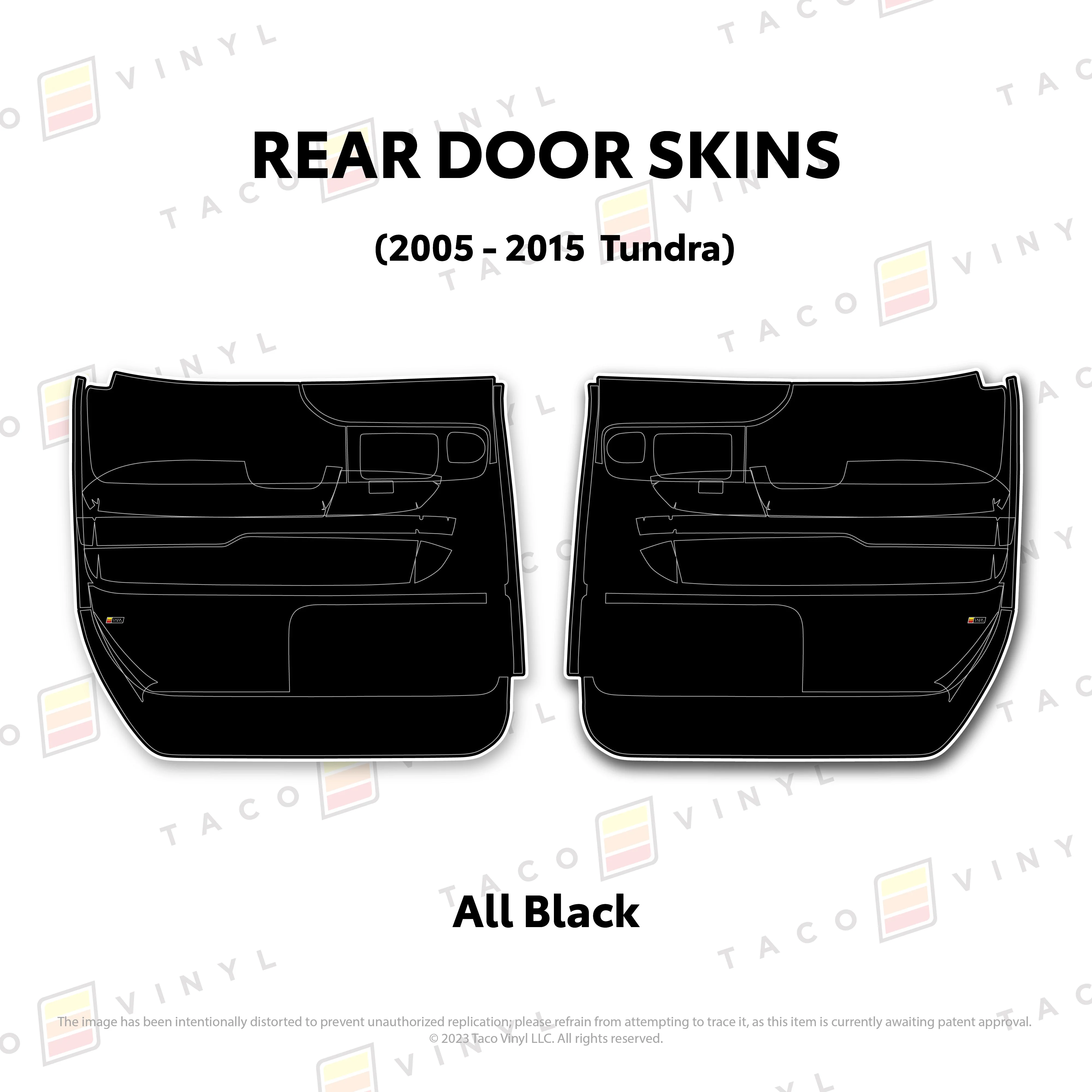 Taco Vinyl Door Skins for Tundra (2014-2021) - Image 47