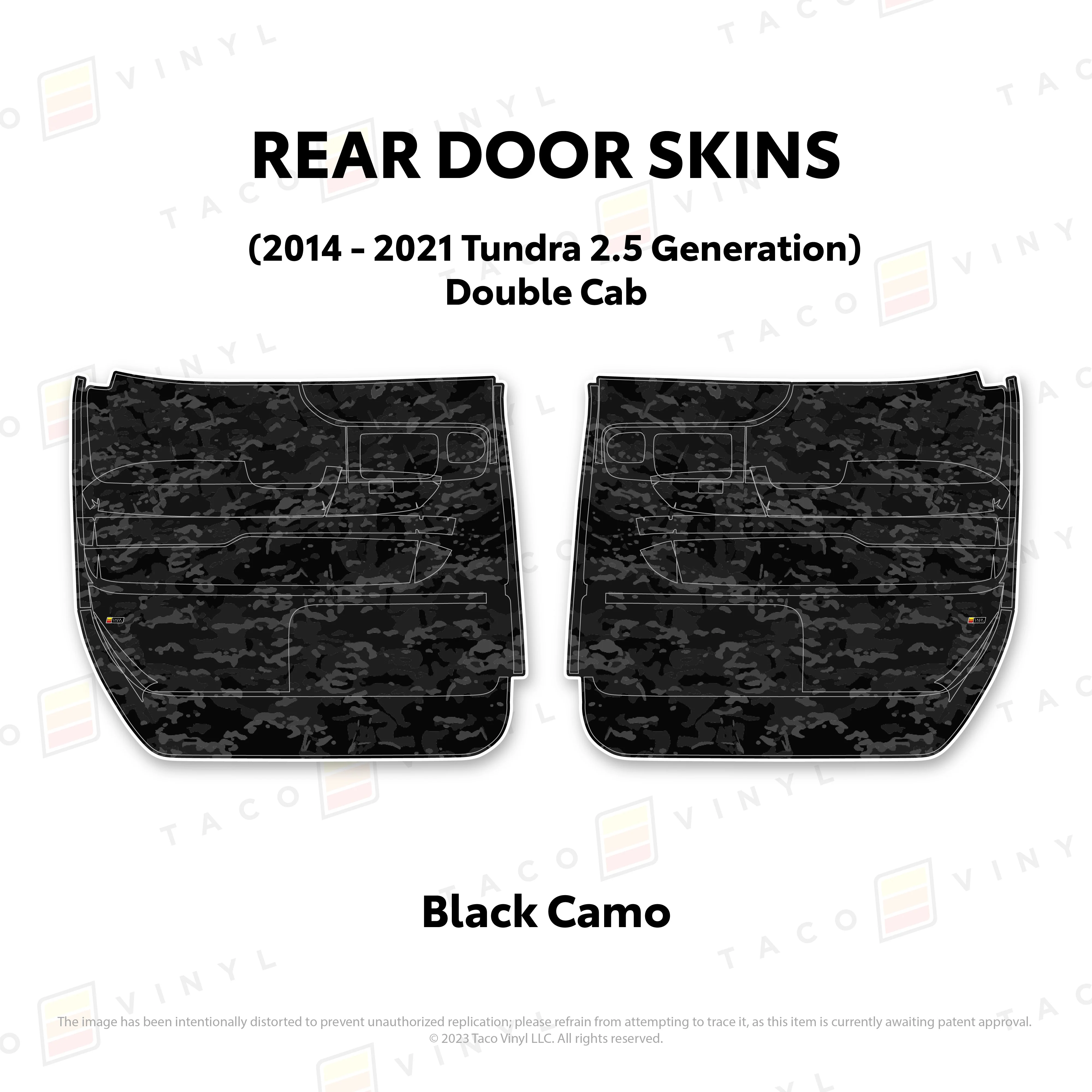 Taco Vinyl Door Skins for Tundra (2014-2021) - Image 60