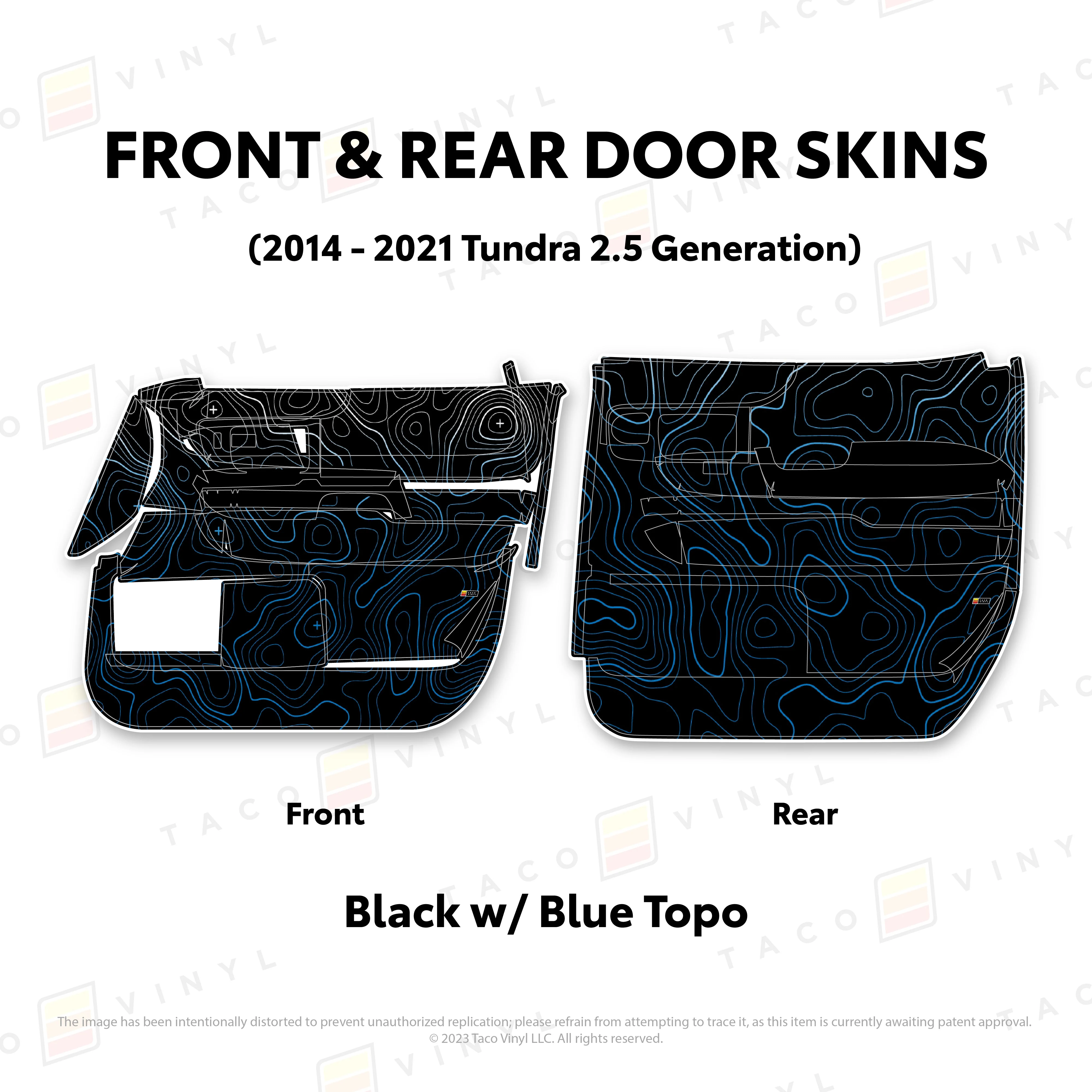 Taco Vinyl Door Skins for Tundra (2014-2021) - Image 72