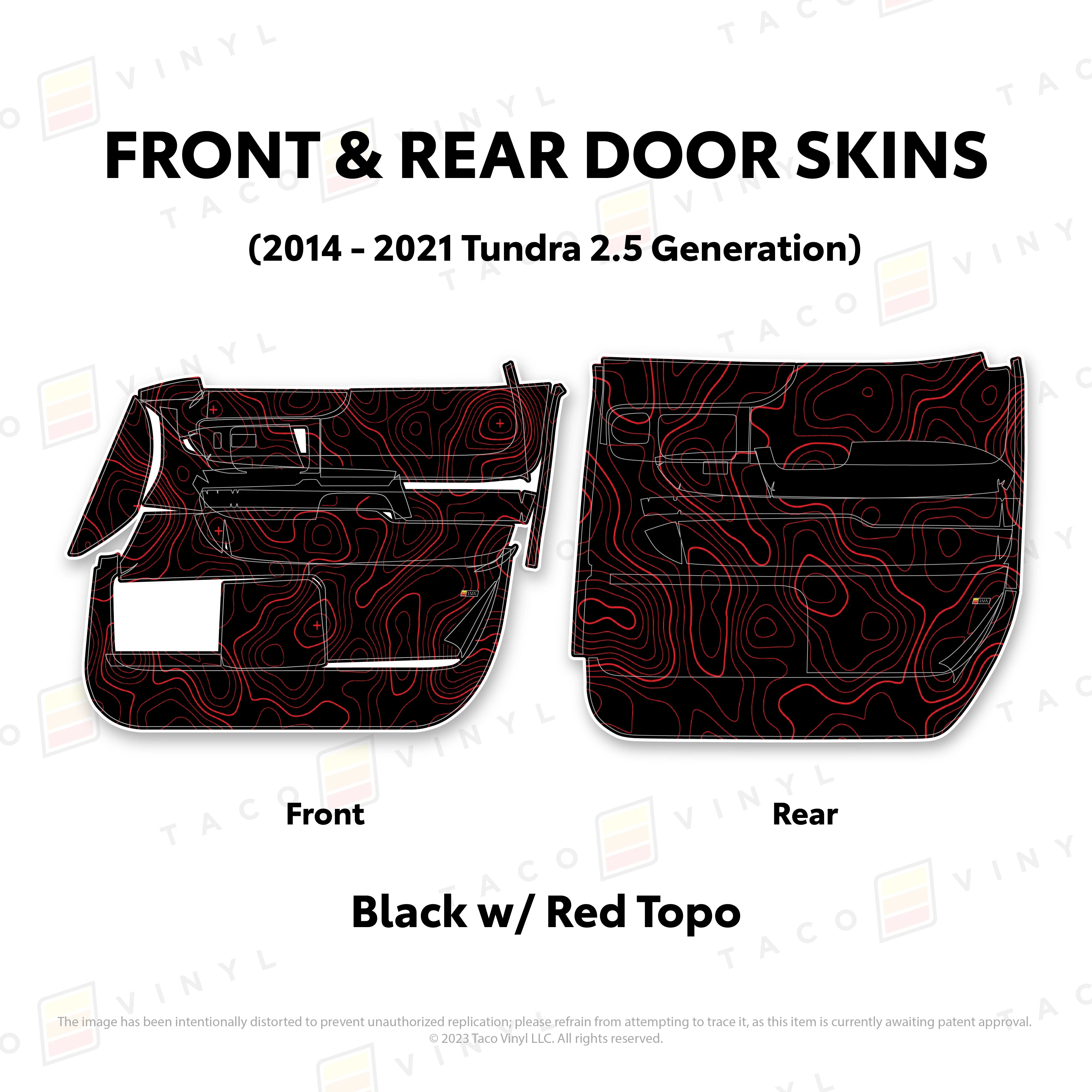 Taco Vinyl Door Skins for Tundra (2014-2021) - Image 74