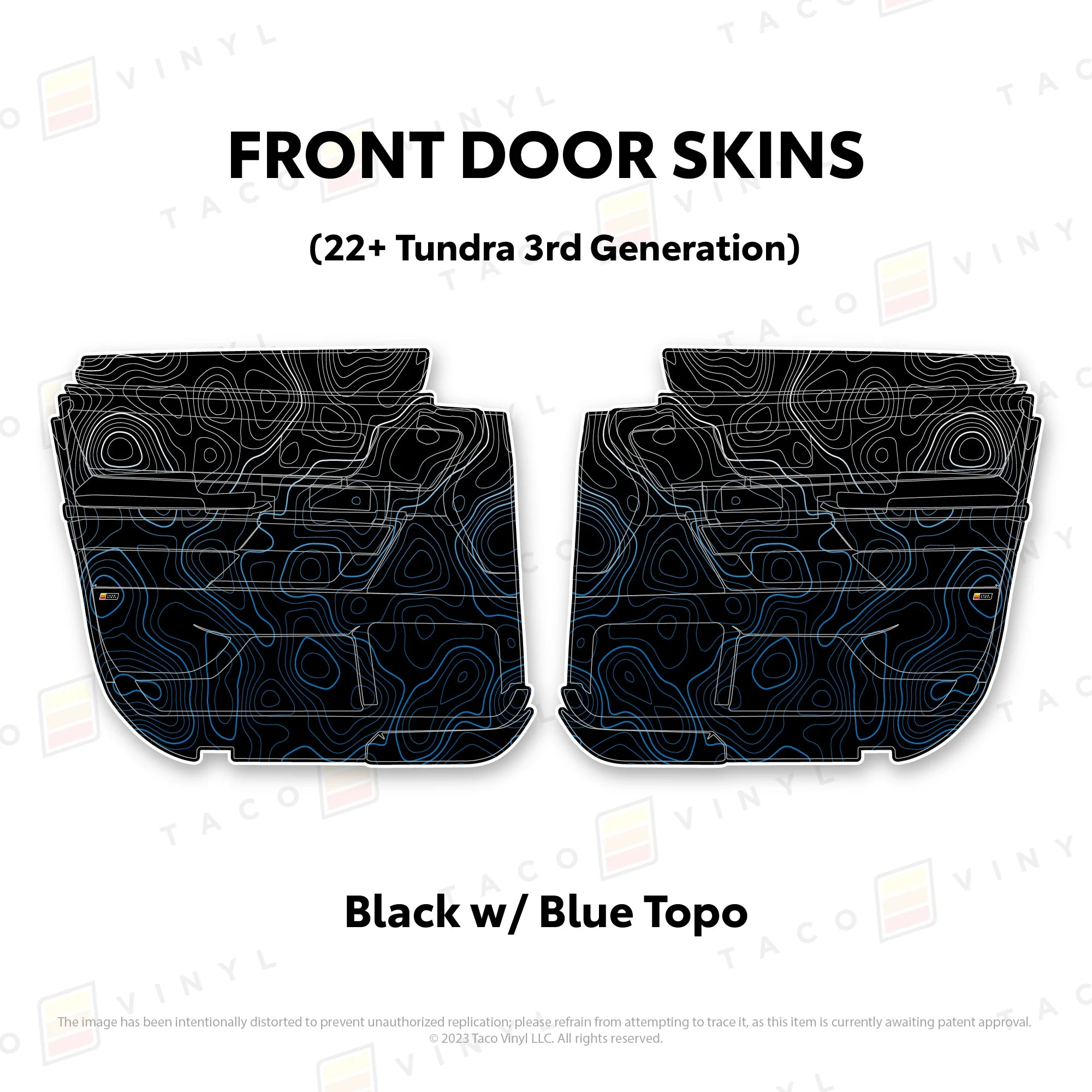 Taco Vinyl Door Skins for Tundra (2022-2026) - Image 26