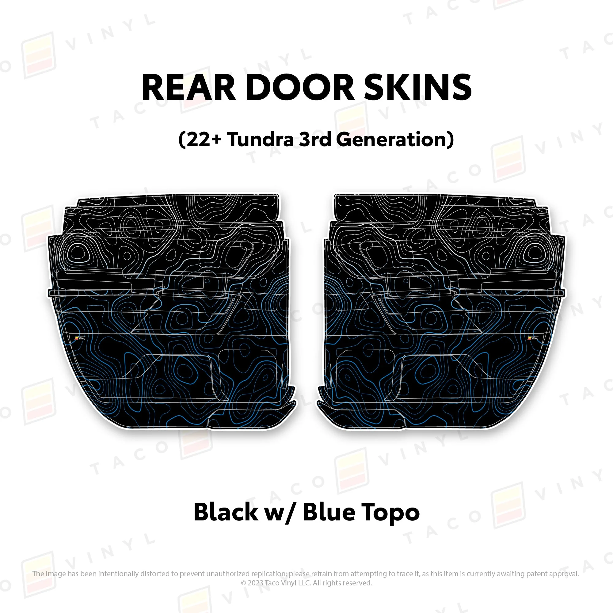 Taco Vinyl Door Skins for Tundra (2022-2026) - Image 41