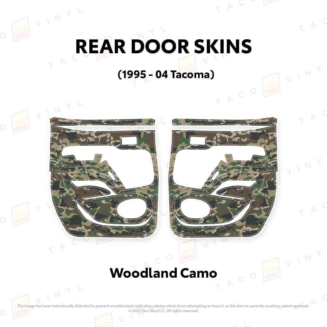 Taco Vinyl Full Door Skins for Tacoma (1995-2004) - Image 20