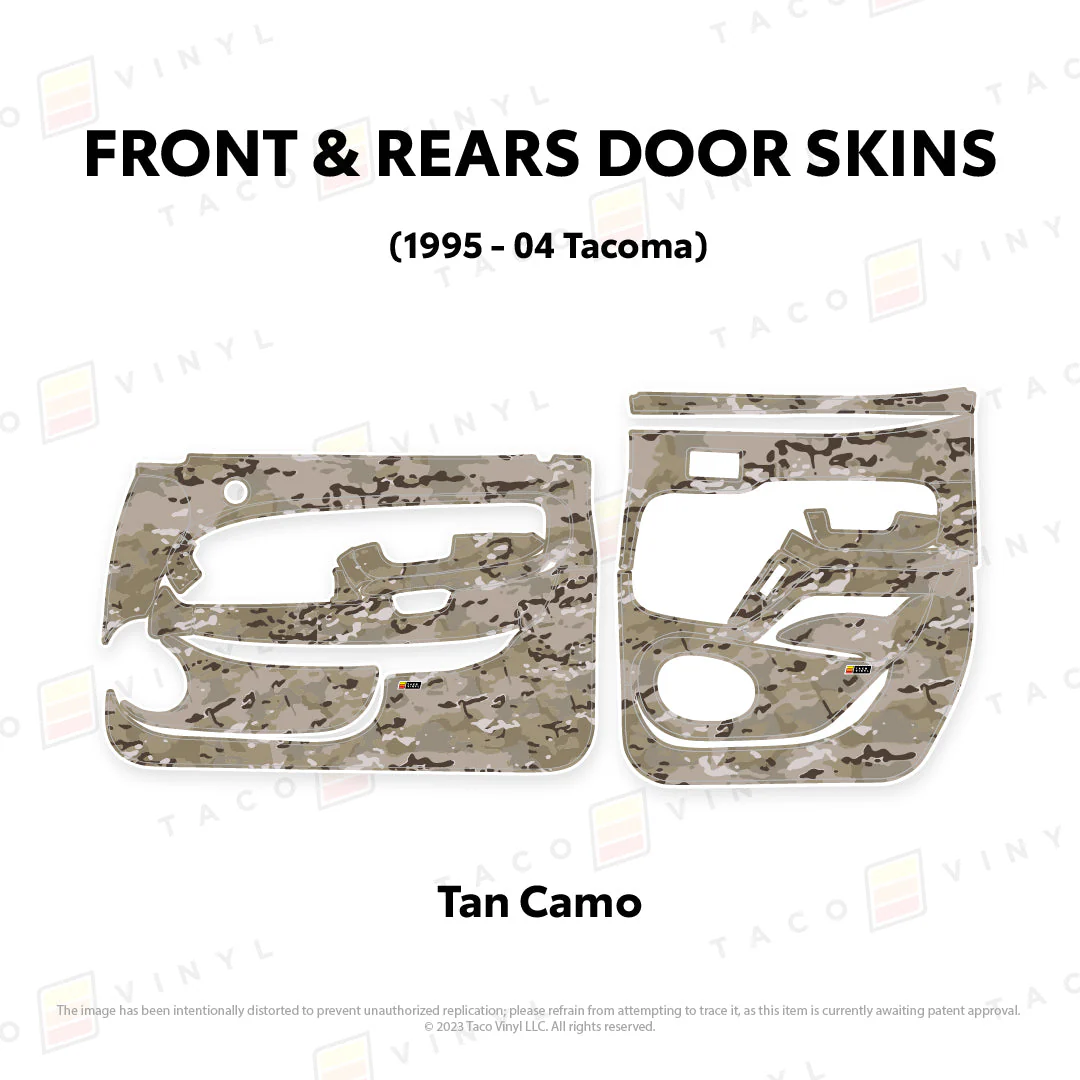 Taco Vinyl Full Door Skins for Tacoma (1995-2004) - Image 29