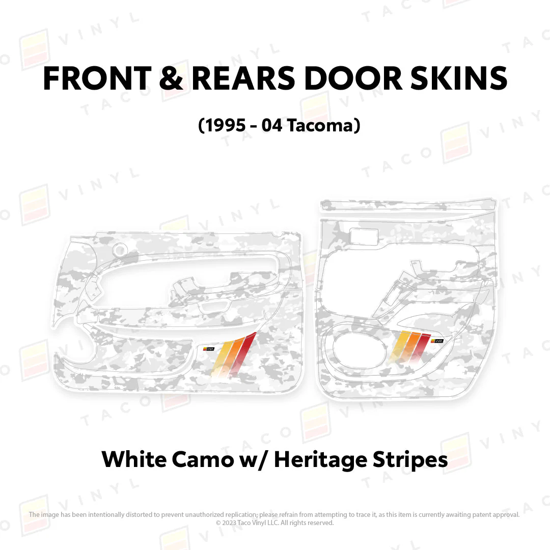 Taco Vinyl Full Door Skins for Tacoma (1995-2004) - Image 36