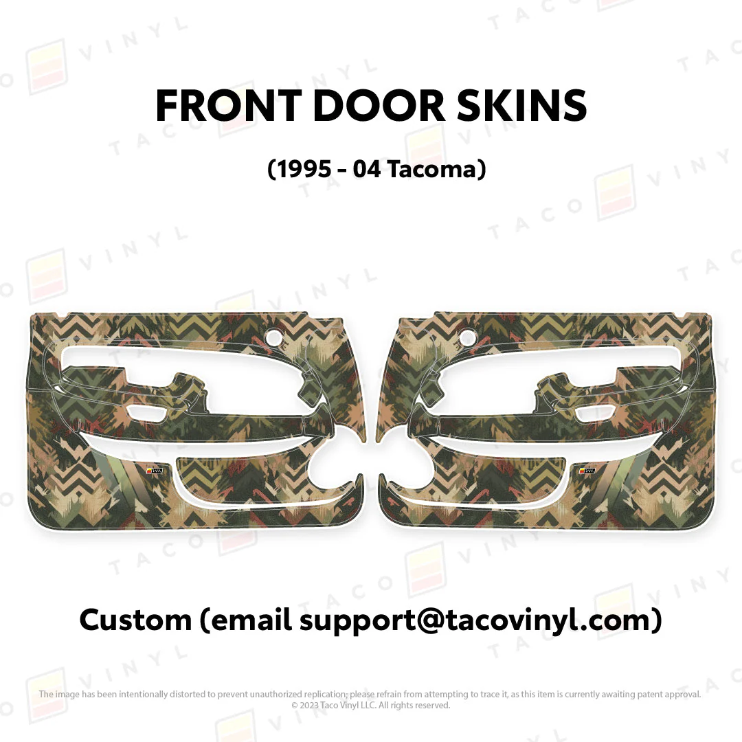 Taco Vinyl Full Door Skins for Tacoma (1995-2004) - Image 4