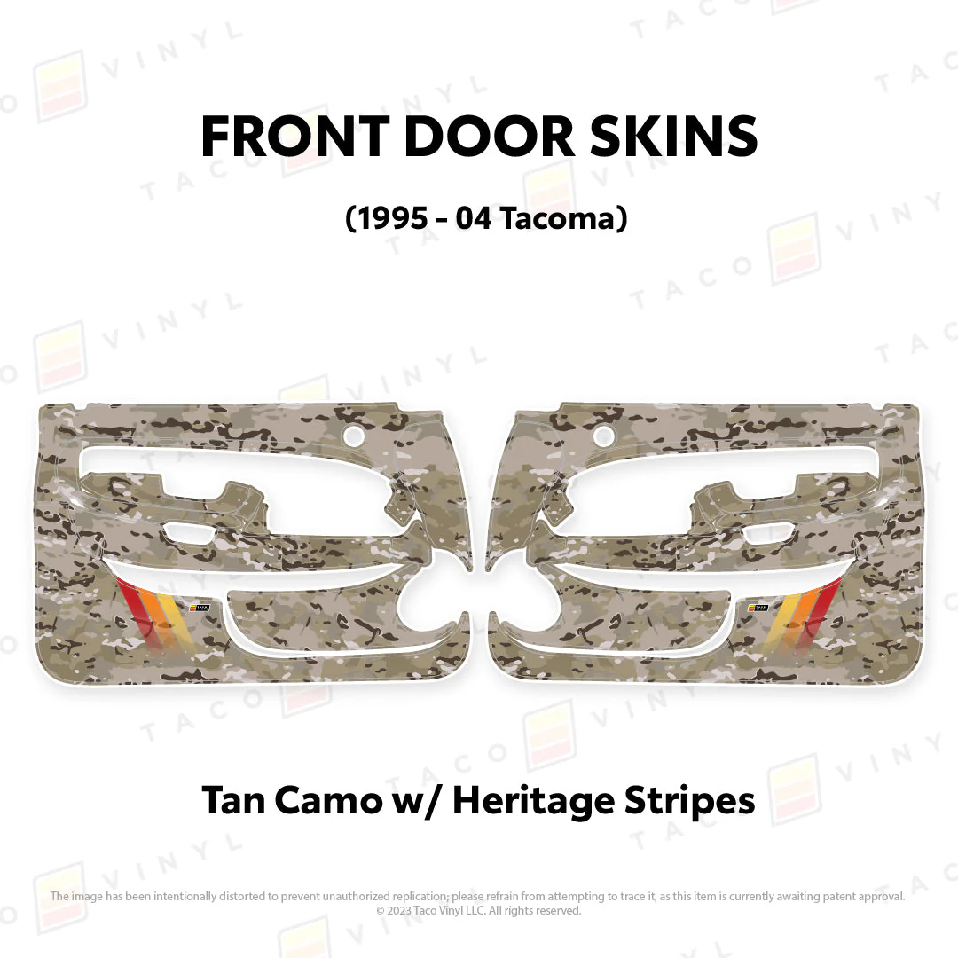 Taco Vinyl Full Door Skins for Tacoma (1995-2004) - Image 41