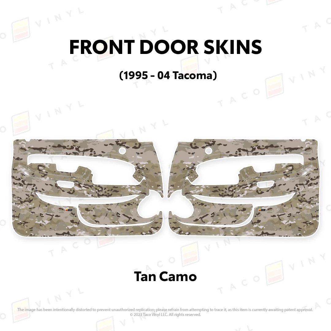 Taco Vinyl Full Door Skins for Tacoma (1995-2004) - Image 5