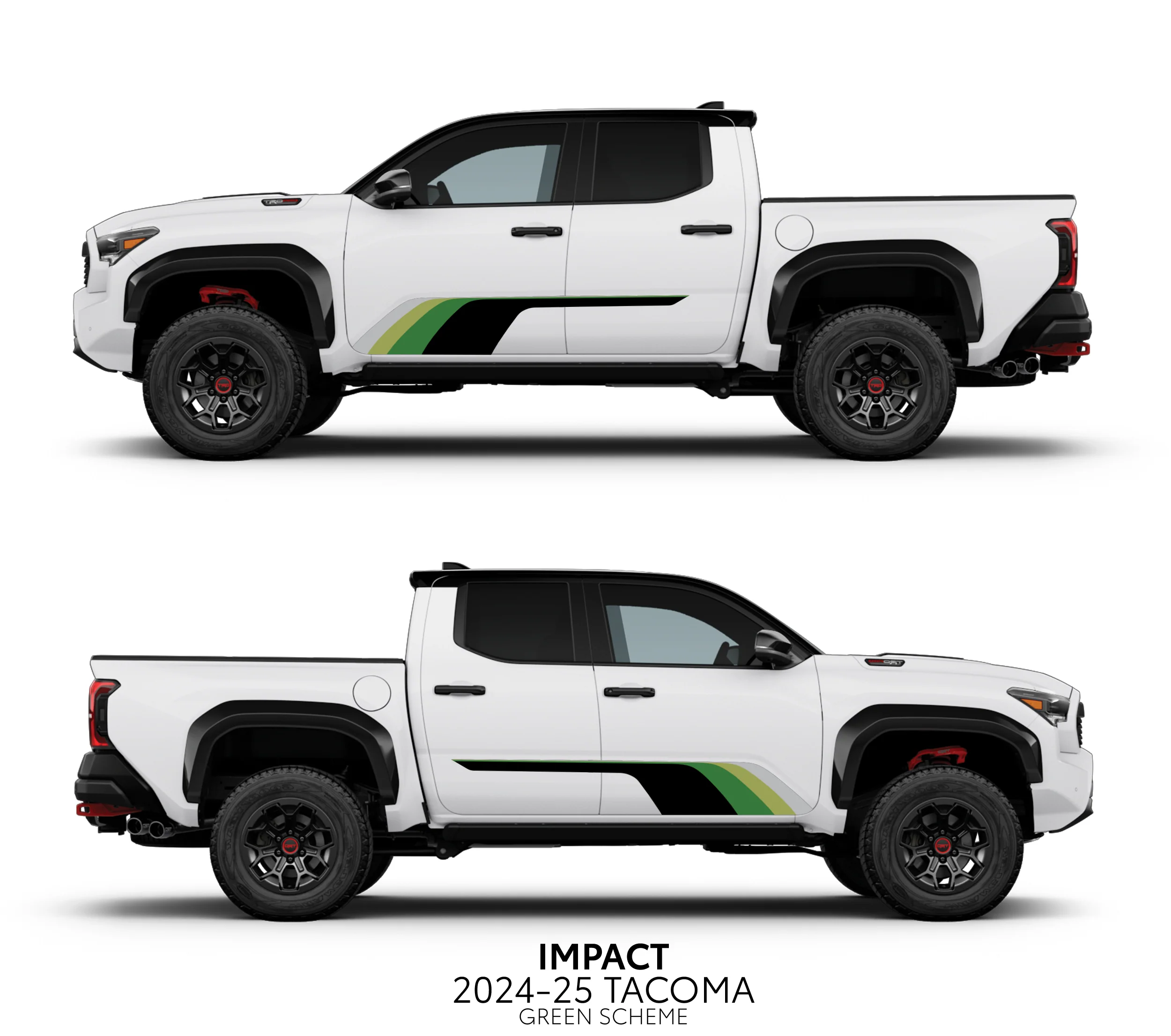 Taco Vinyl Impact Rocker Panel Decal Kit for Tacoma (2024-2025) - Image 7