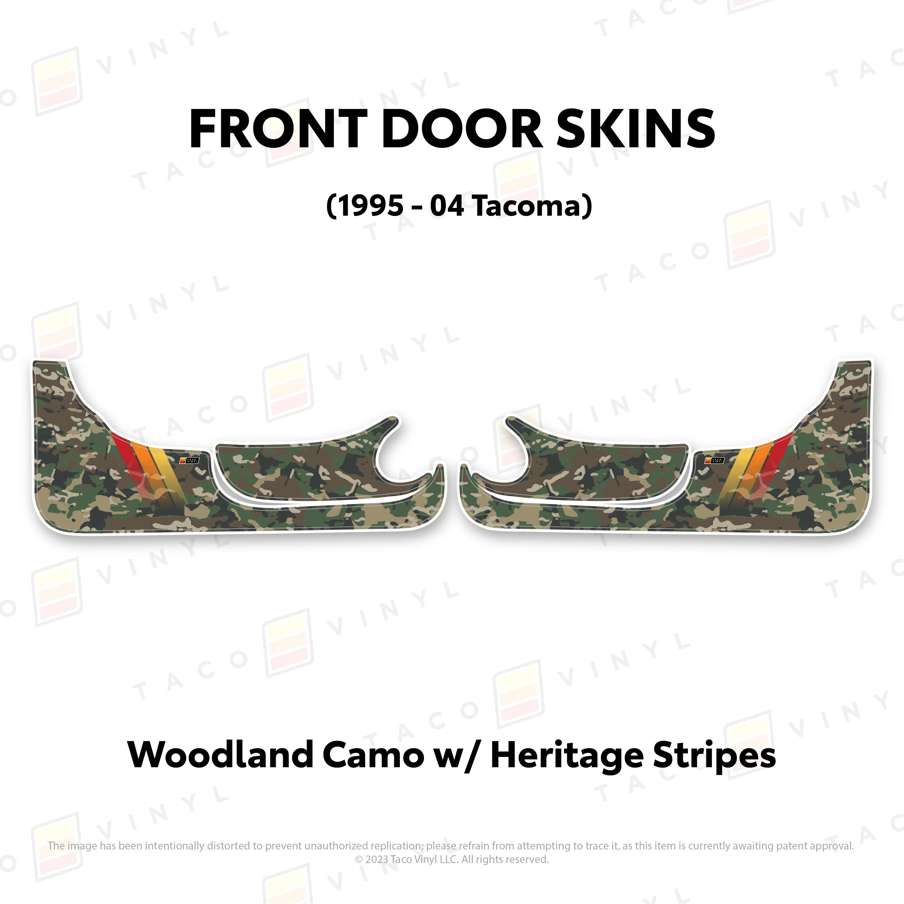Taco Vinyl Lower Section Door Skins for Tacoma (1995-2004) - Image 12