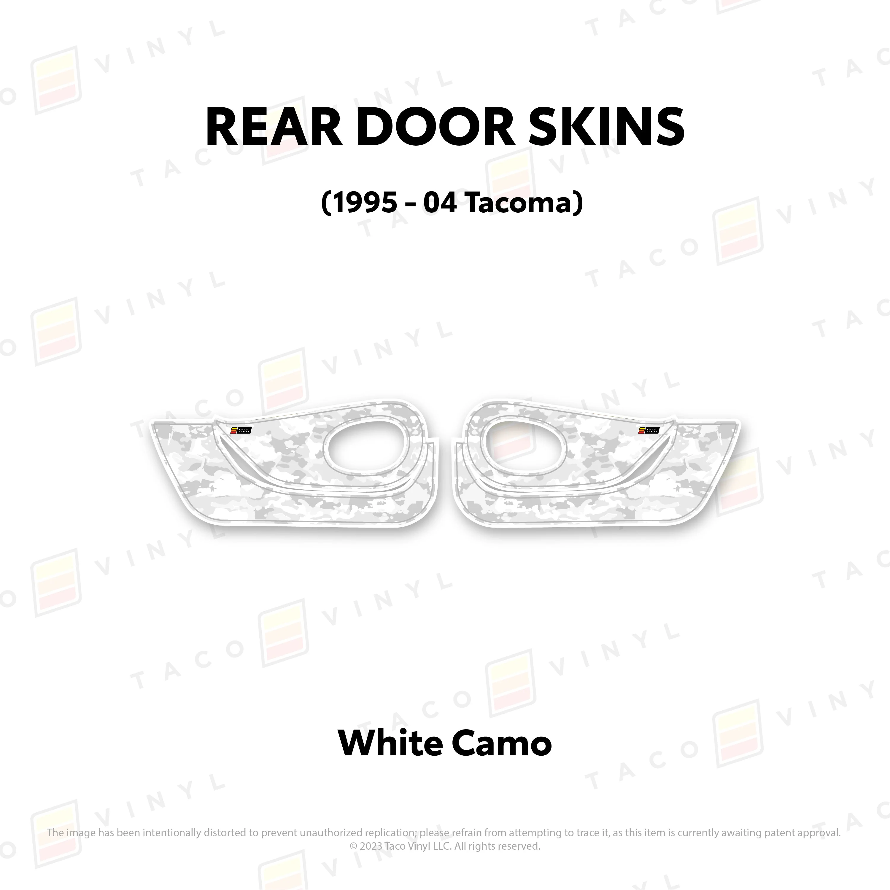 Taco Vinyl Lower Section Door Skins for Tacoma (1995-2004) - Image 23