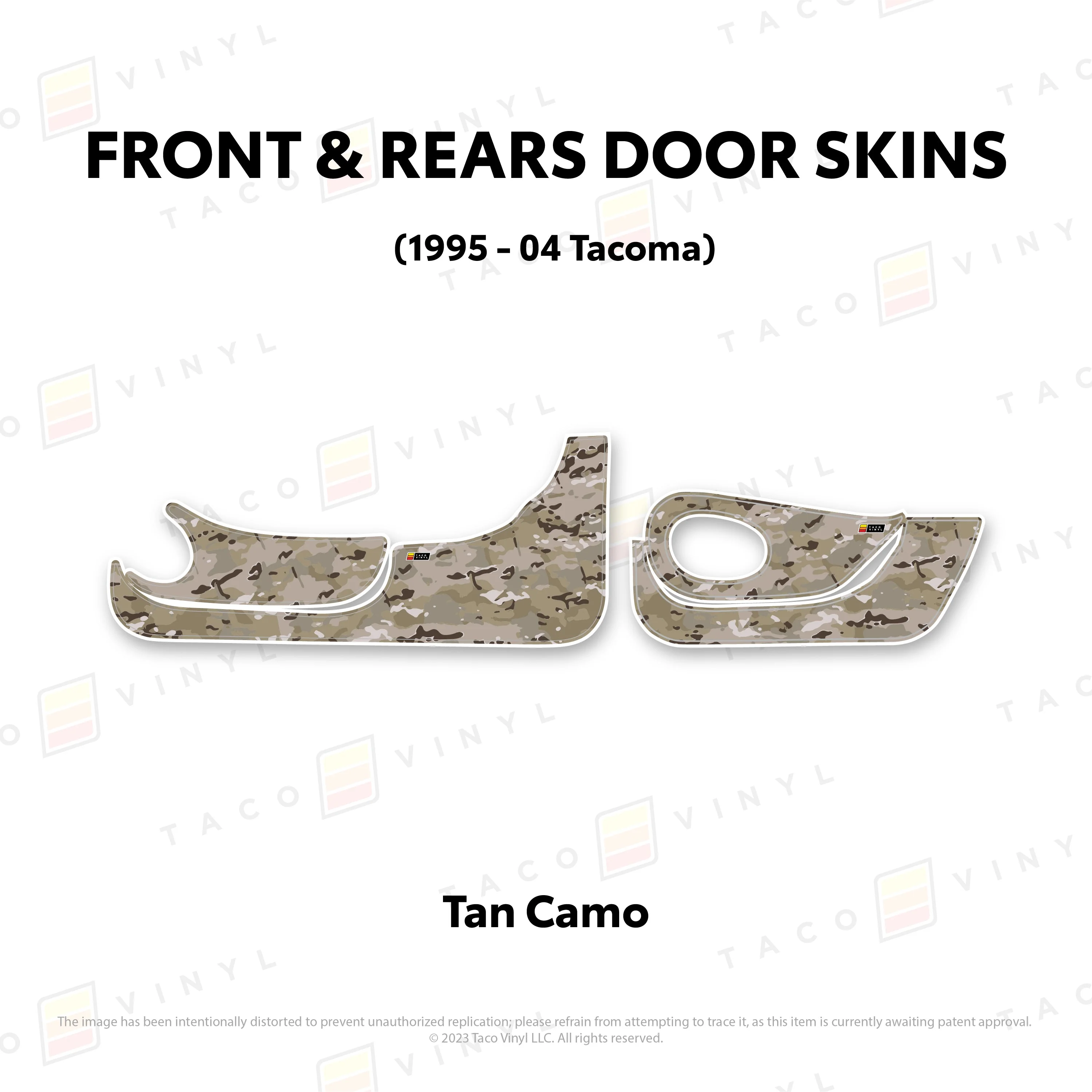 Taco Vinyl Lower Section Door Skins for Tacoma (1995-2004) - Image 32