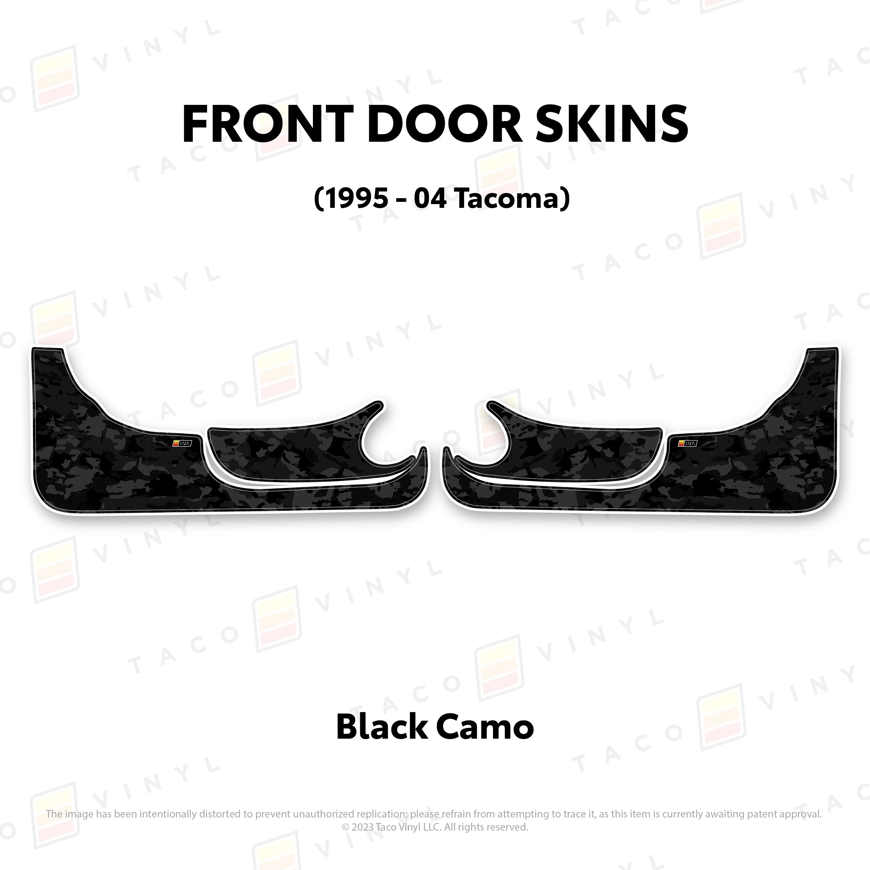 Taco Vinyl Lower Section Door Skins for Tacoma (1995-2004) - Image 4