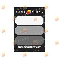 Taco Vinyl Pro Grille Decals for Tacoma (2016-2023) - Image 22