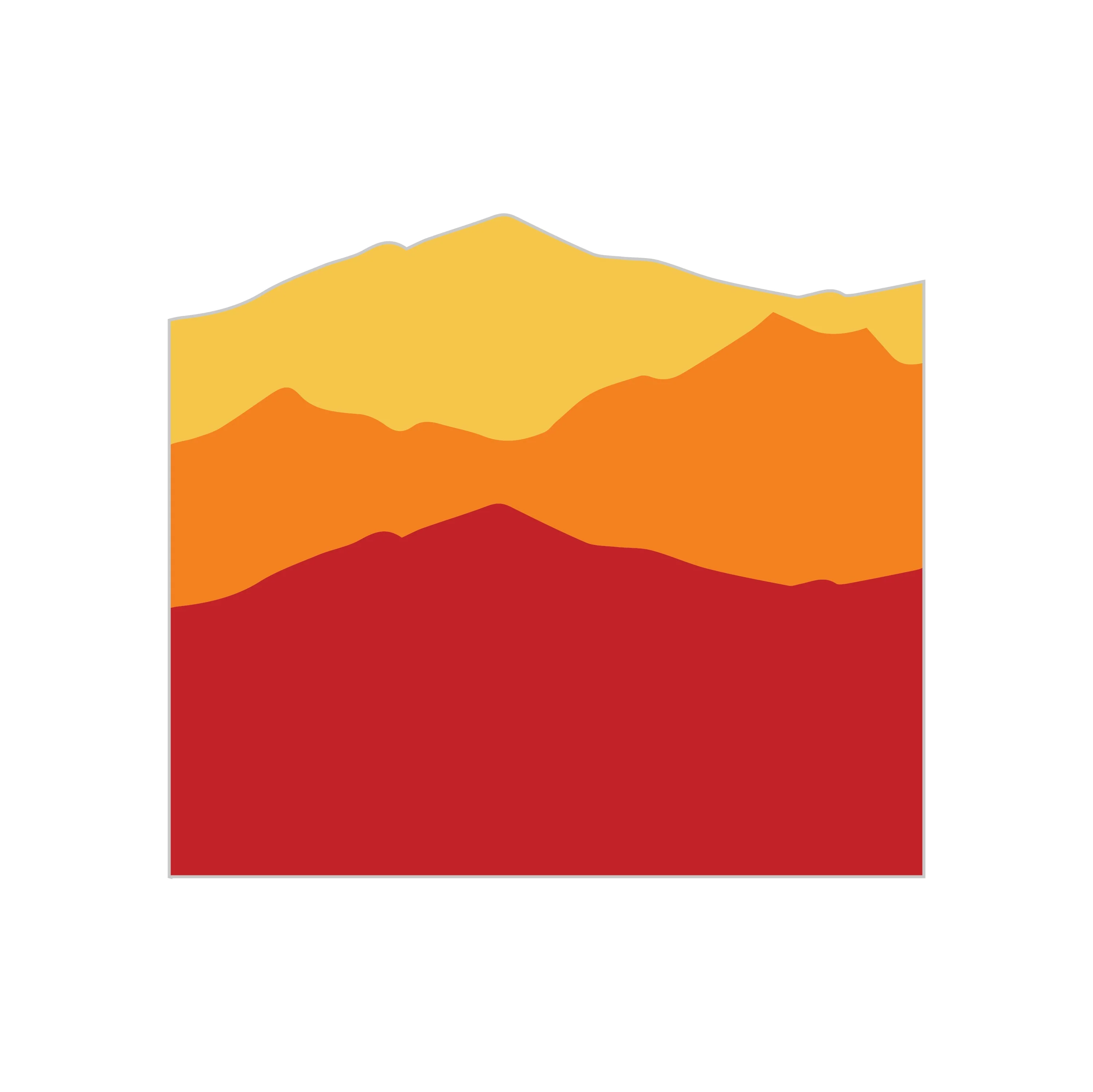 Taco Vinyl Tailgate Sunset Mountain Decal for Tacoma (2016-2023) - Image 16