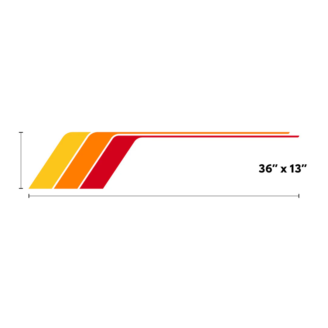Taco Vinyl Universal Retro Side Stripes - Image 13