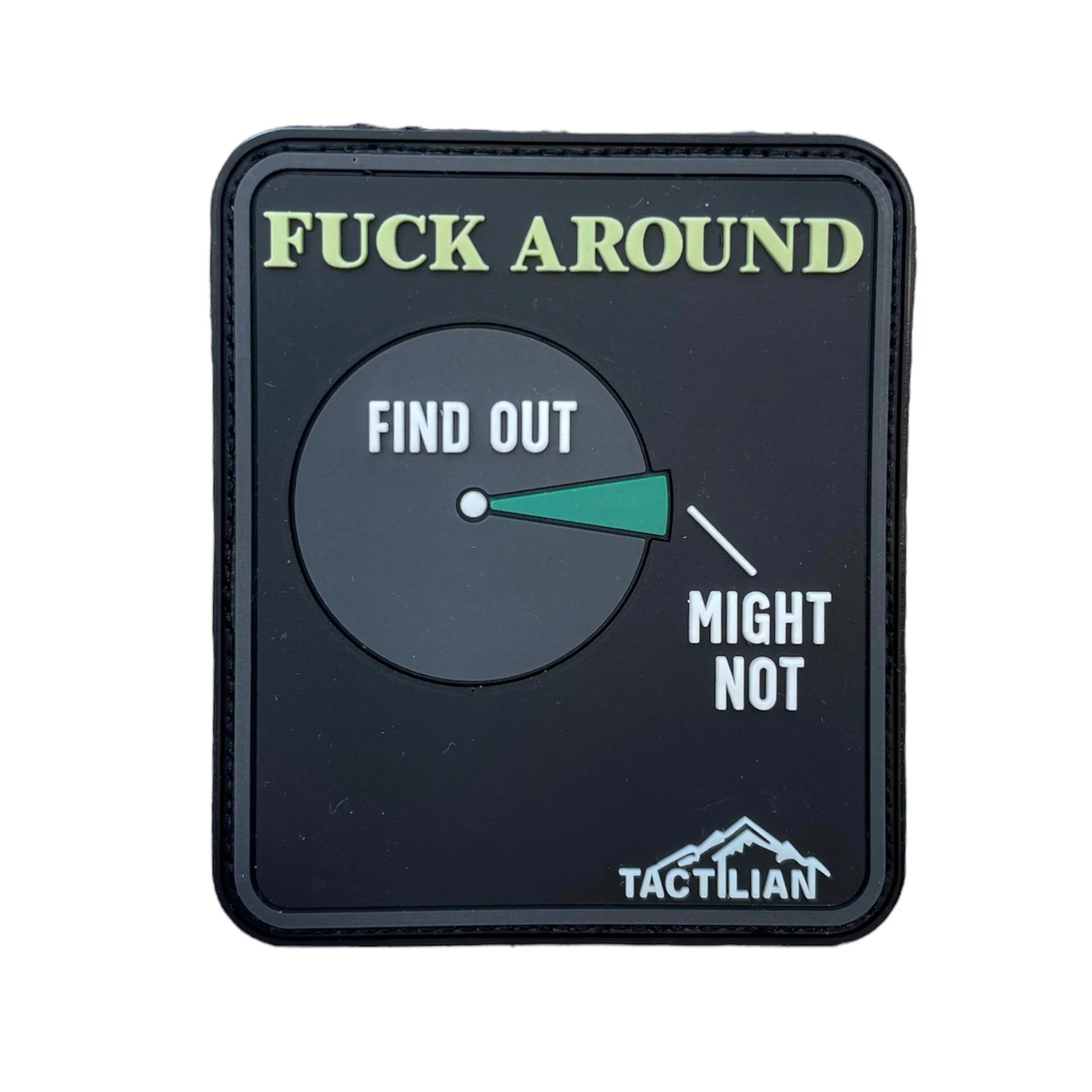 Tactilian “FAFO” F*ck Around Find Out PVC Patch