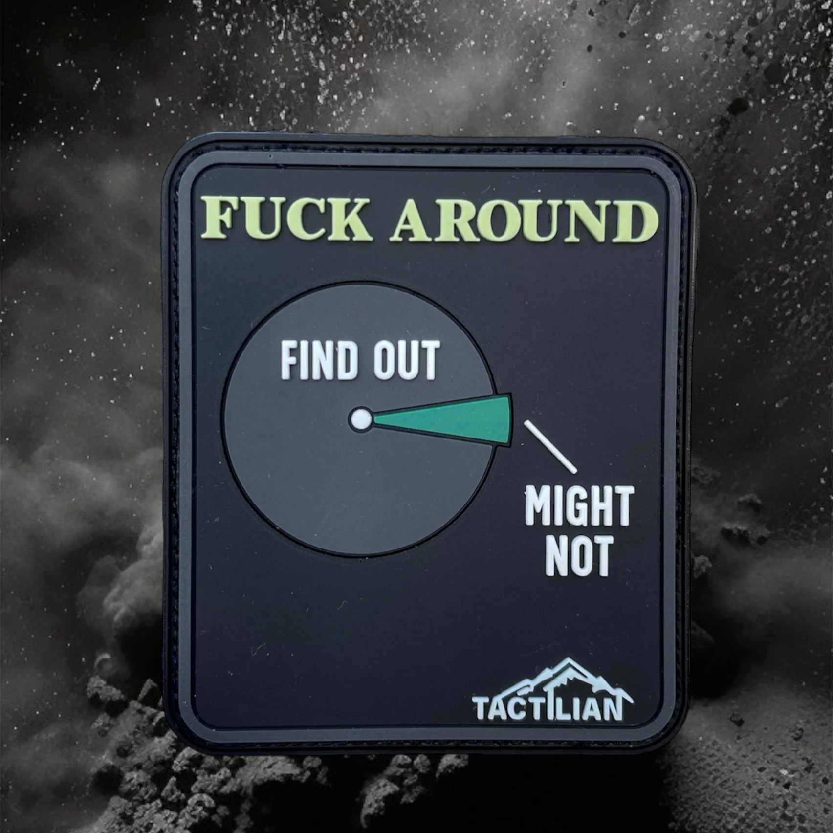 Tactilian “FAFO” F*ck Around Find Out PVC Patch - Image 3