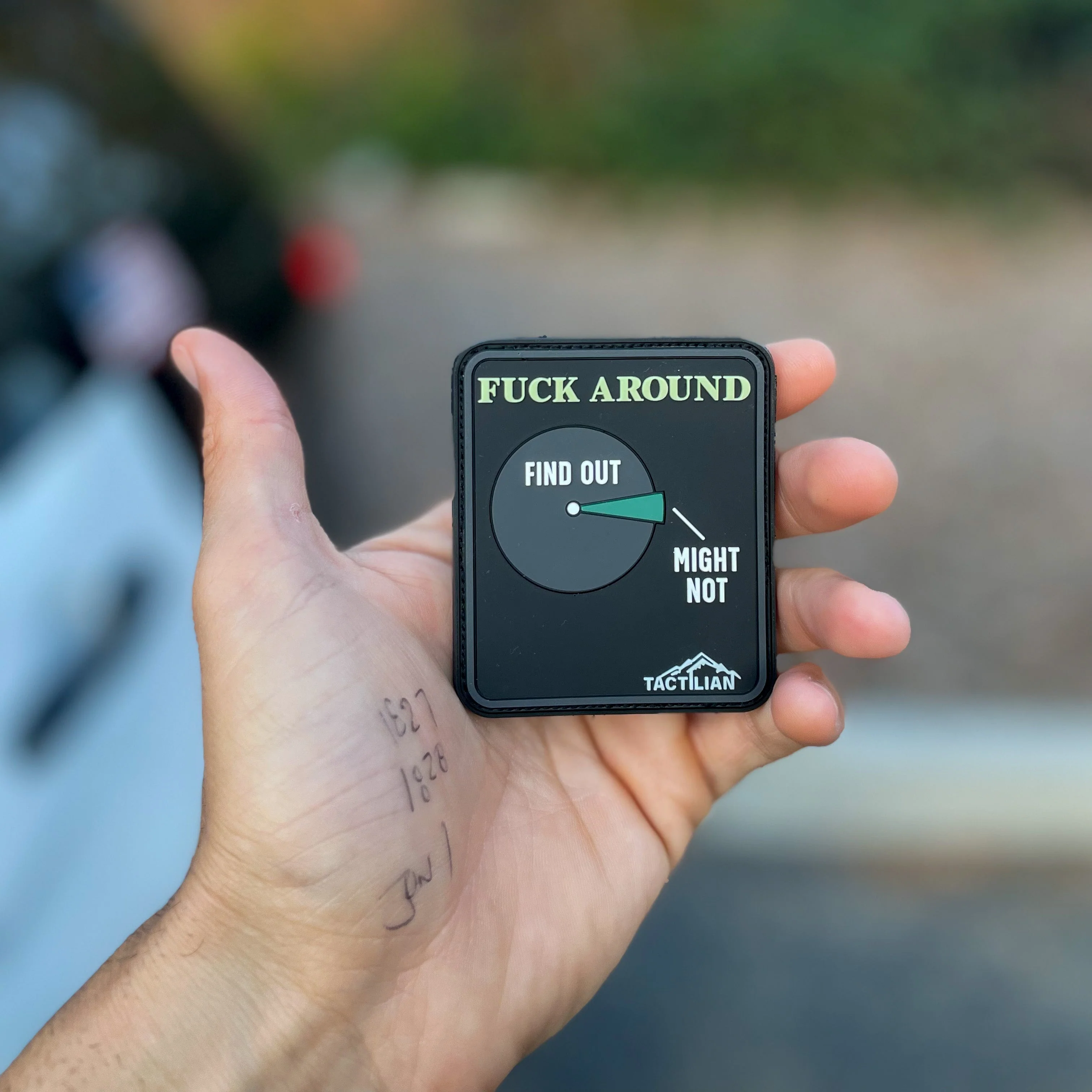 Tactilian “FAFO” F*ck Around Find Out PVC Patch - Image 4
