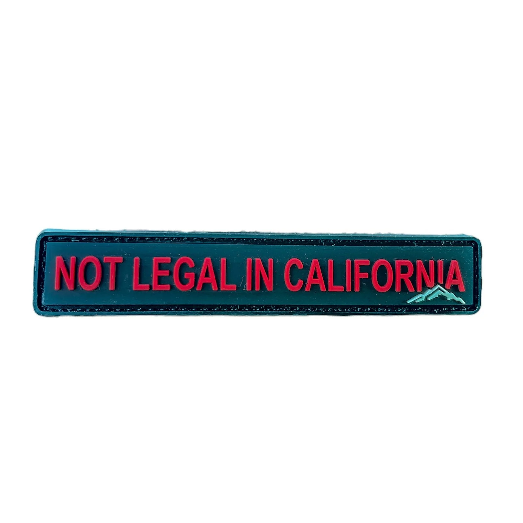Tactilian “Not Legal in California” PVC Patch - Image 2