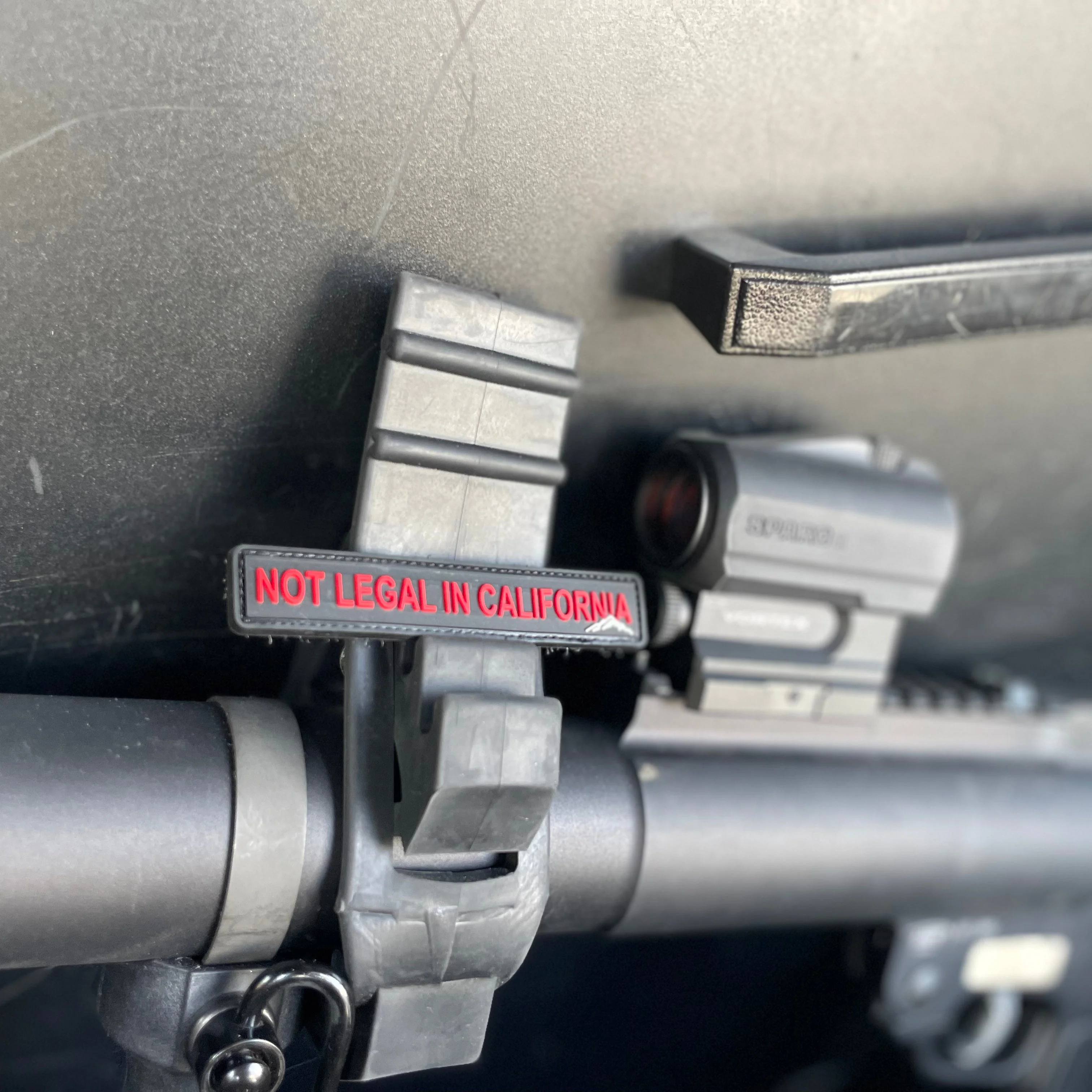 Tactilian “Not Legal in California” PVC Patch - Image 4