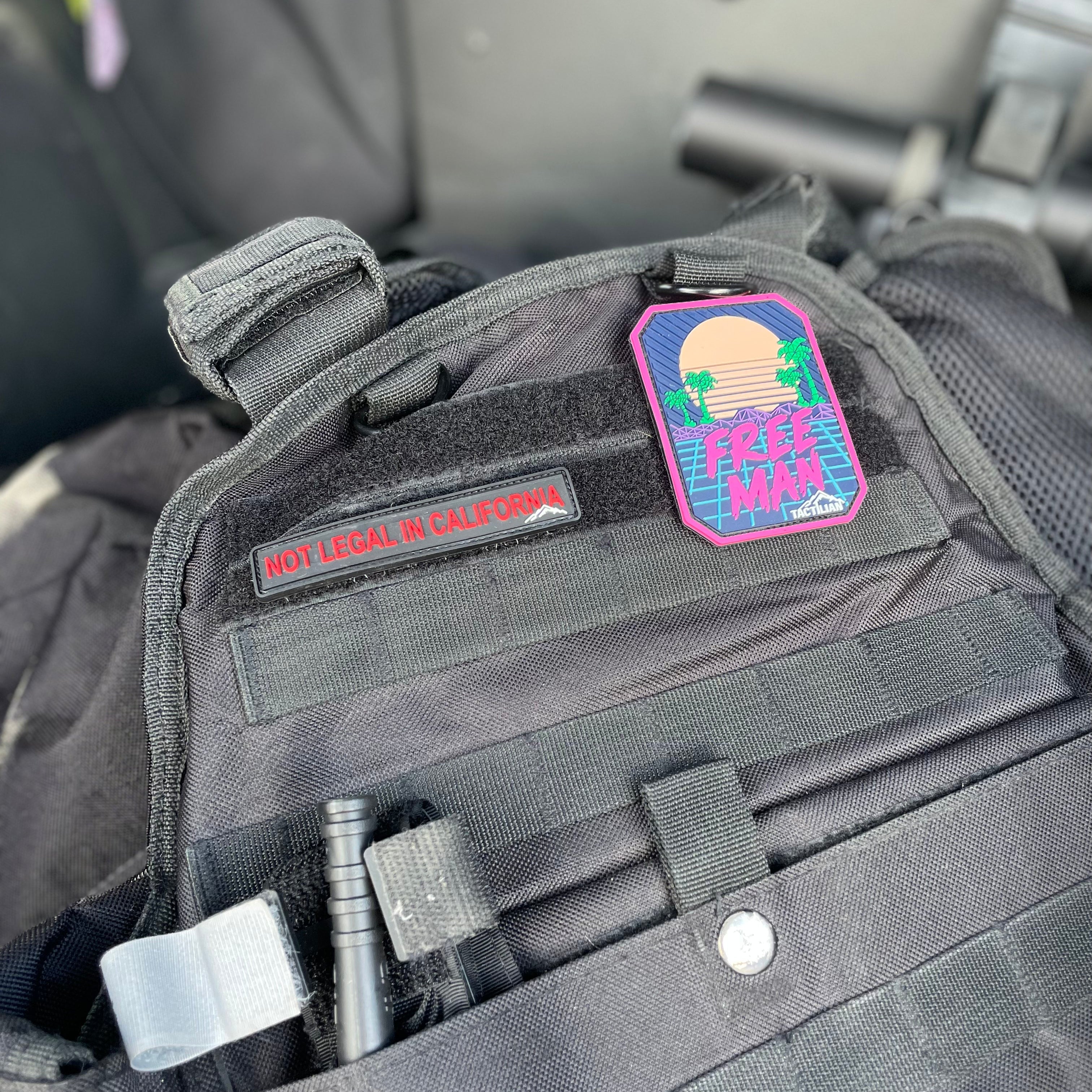 Tactilian “Not Legal in California” PVC Patch - Image 5