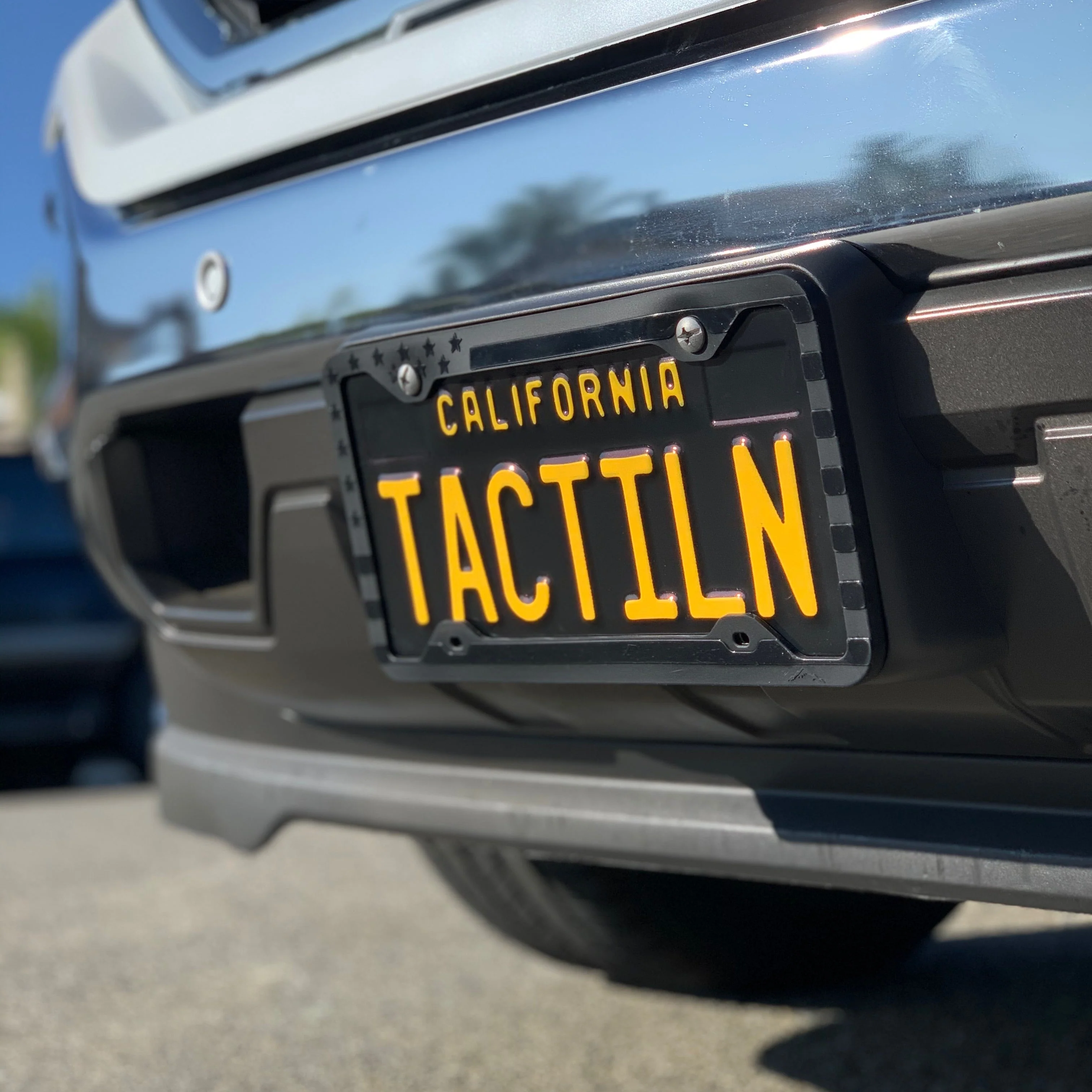 Tactilian Silicone American Flag License Plate Frame - Image 7
