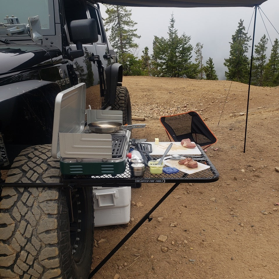 Tail Gater Tire Table Medium Aluminum Camping Tire Table - Image 6