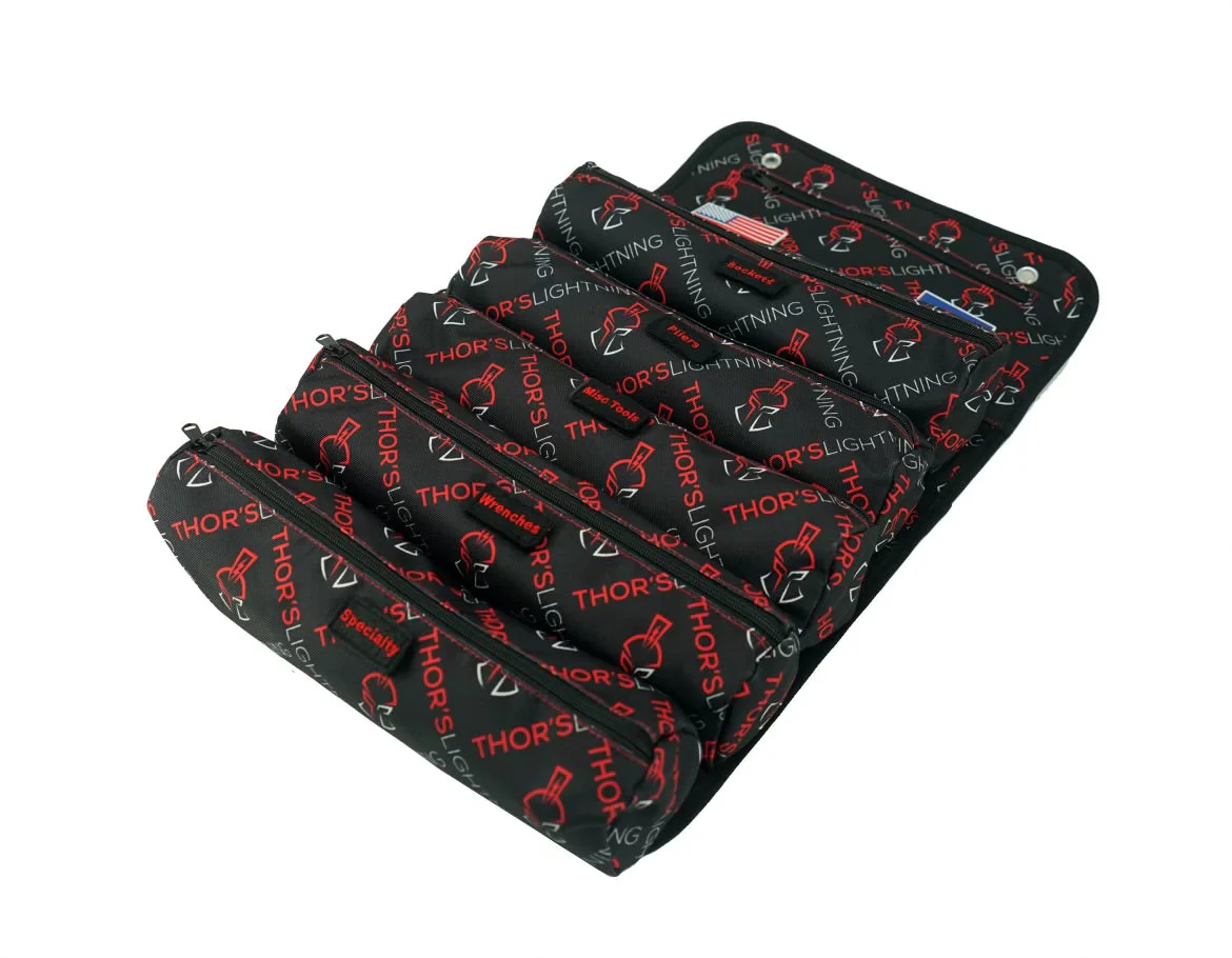 Thor's Lightning Universal Heavy Duty Roll Up Tool Bag - Image 11