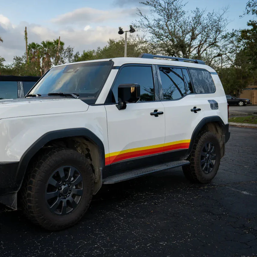 StickerFab Topographic Rear Window Map Overlays for Land Cruiser 250 (2024-2026) - Image 6
