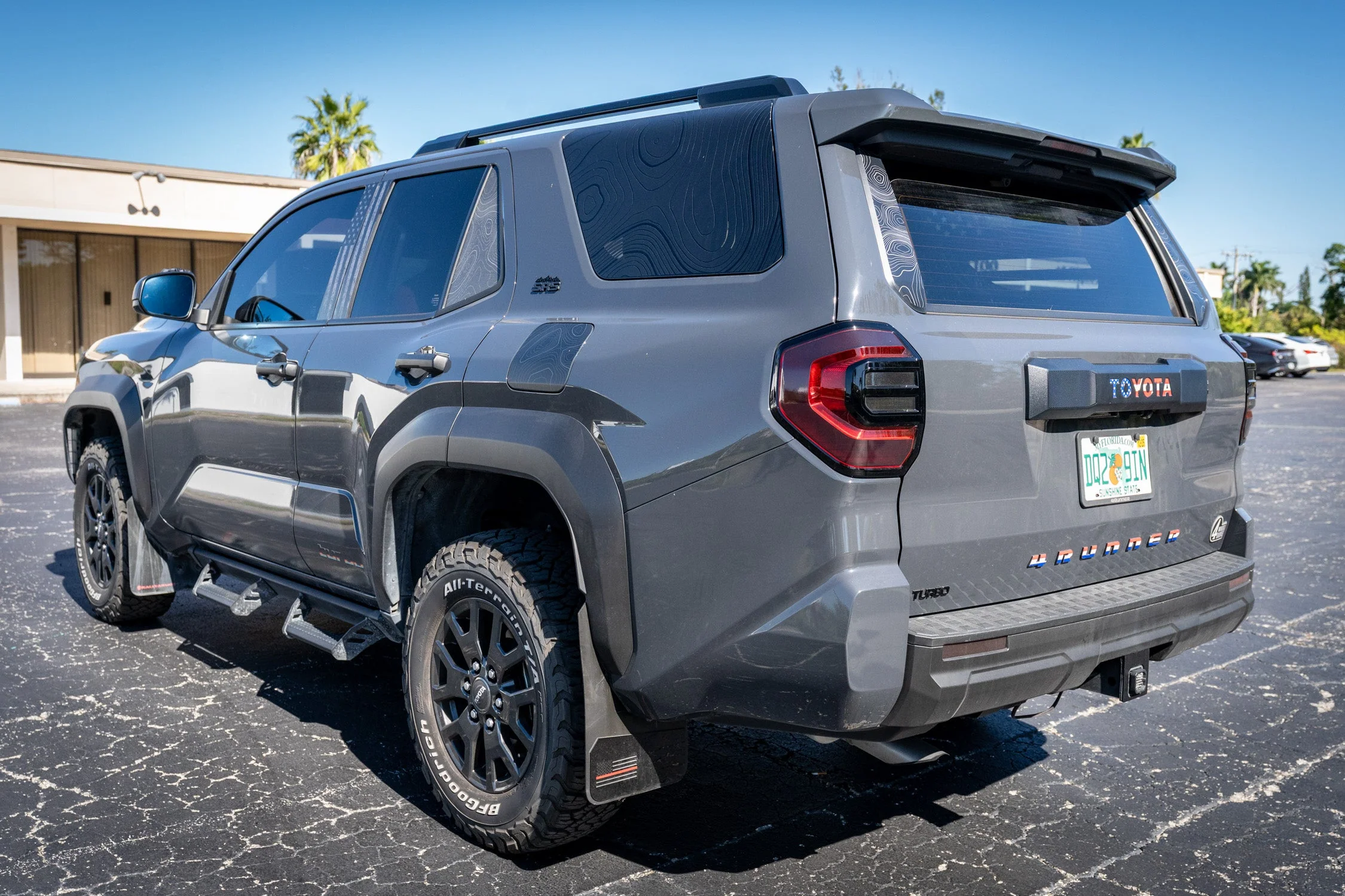 StickerFab Topographic Sliding Rear Window Trim Overlays for 4Runner (2025-2026) - Image 3