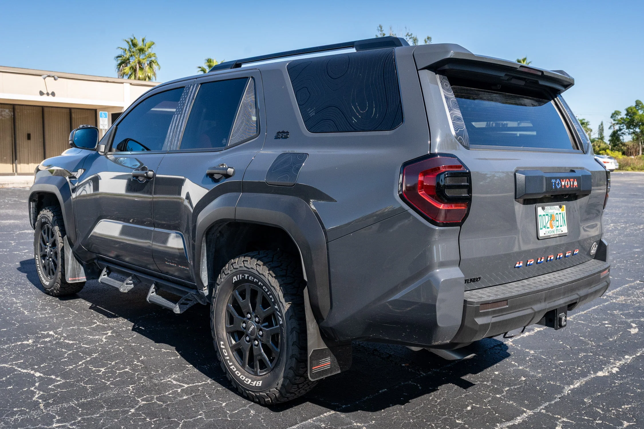 StickerFab Topographic Sliding Rear Window Trim Overlays for 4Runner (2025-2026) - Image 4