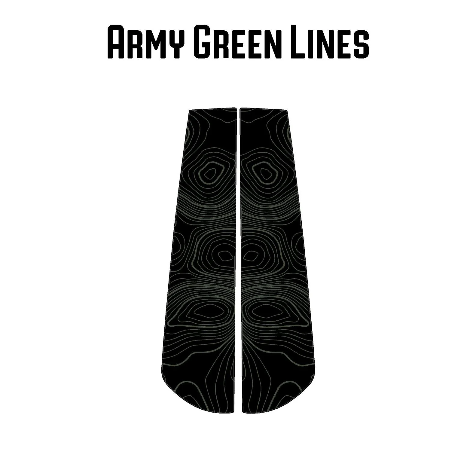 StickerFab Topographic Sliding Rear Window Trim Overlays for 4Runner (2025-2026) - Image 7