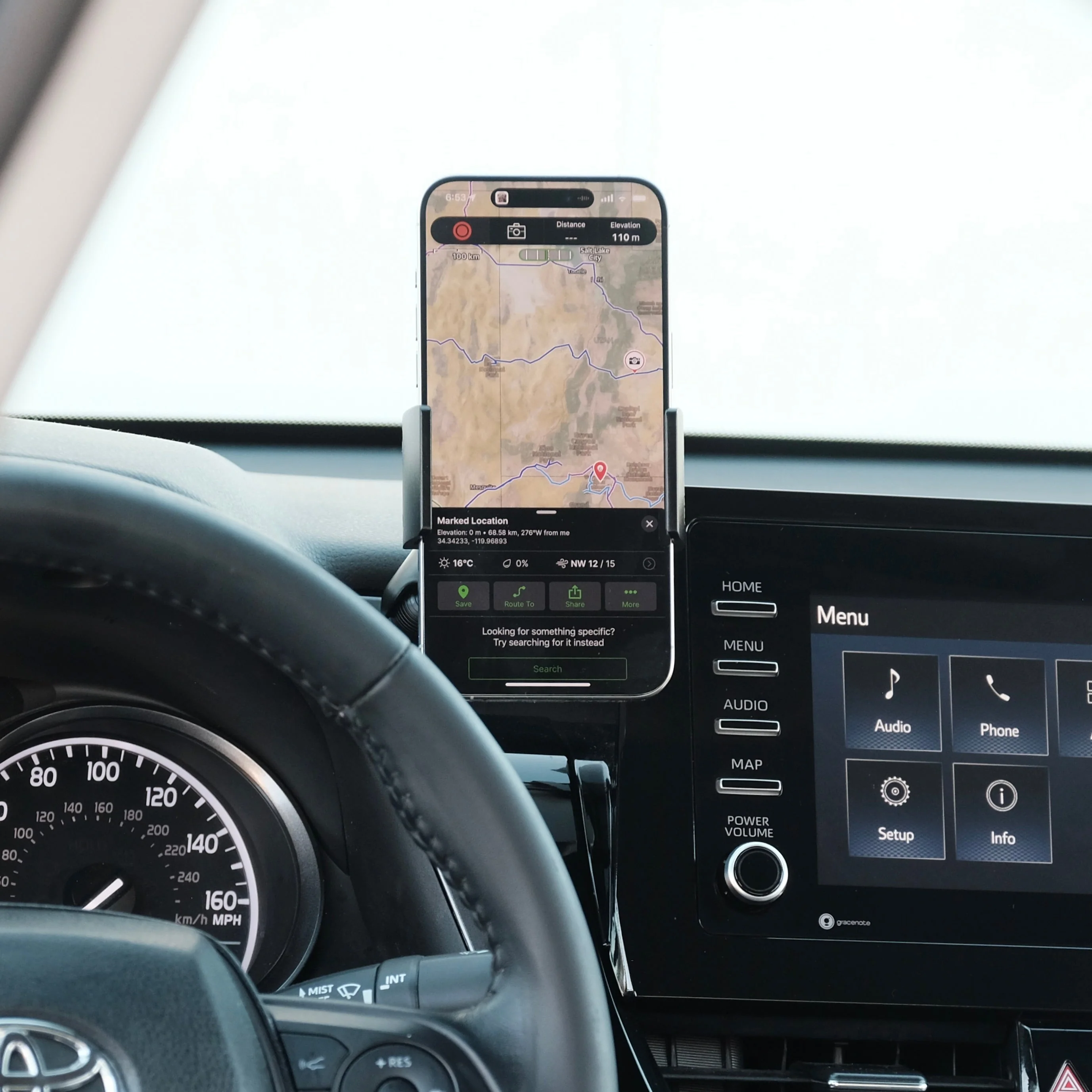 Offroam Phone Mount for Toyota Camry (2021-2024) - Image 3