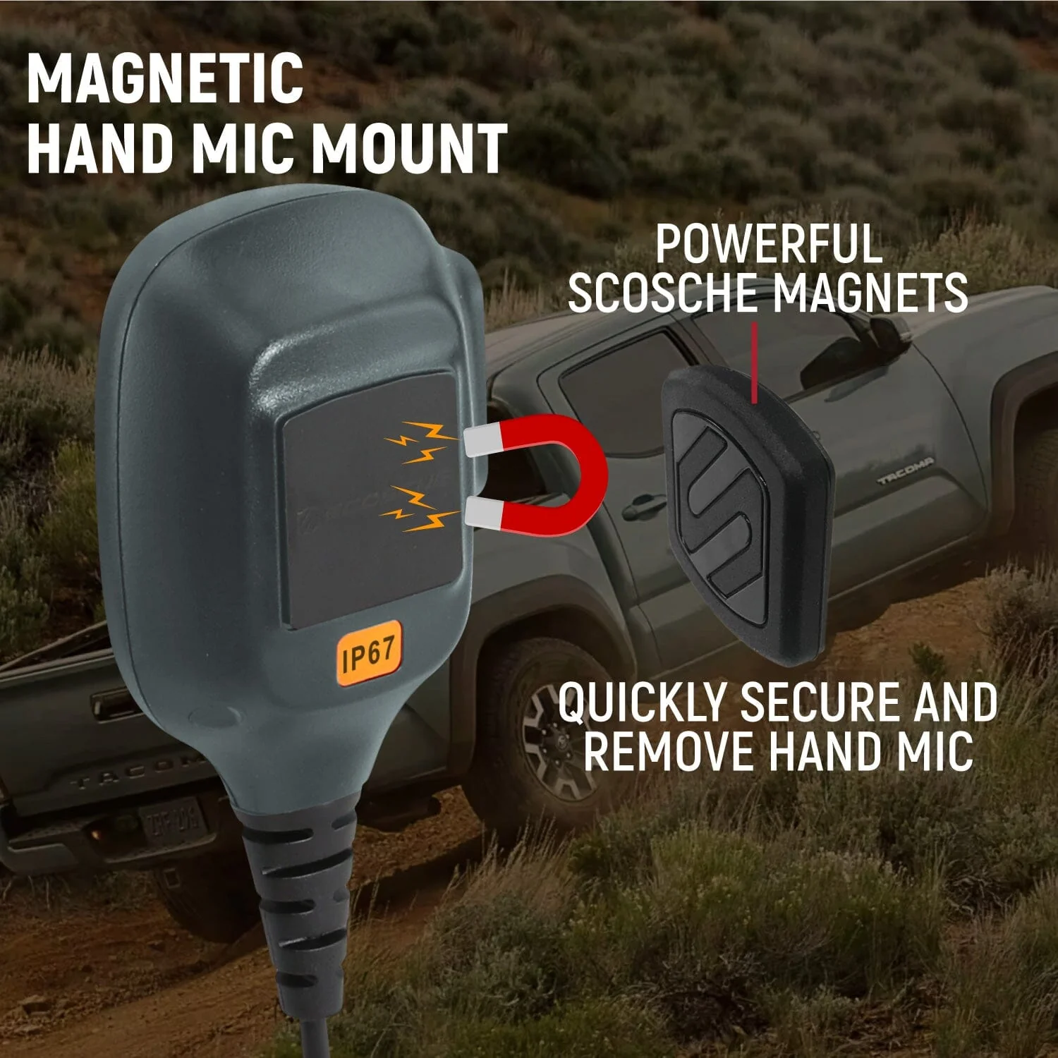 Rugged Radios Tacoma, 4Runner, Sequoia, Lexus Two-Way GMRS Mobile Radio Kit - Image 10