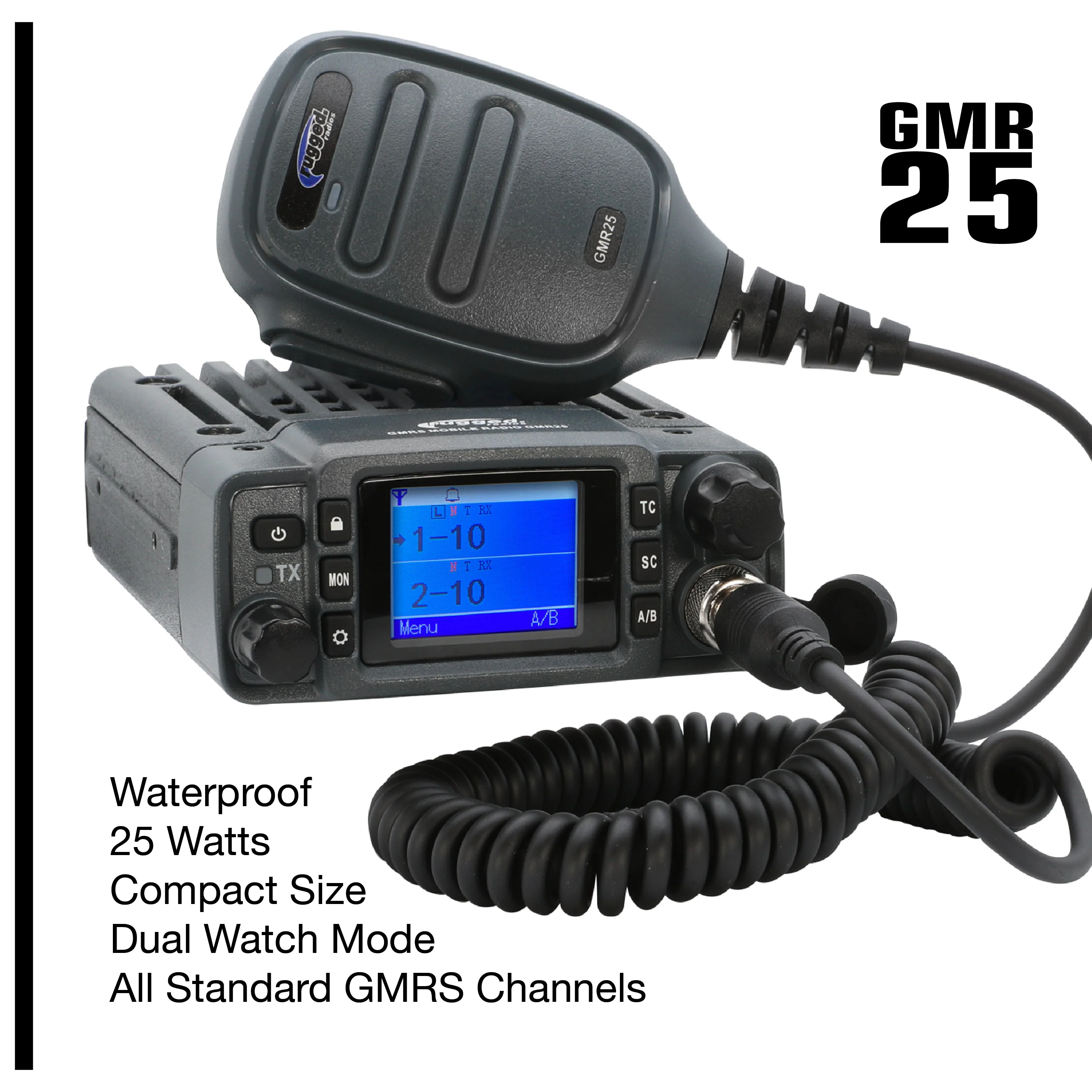 Rugged Radios Tacoma, 4Runner, Sequoia, Lexus Two-Way GMRS Mobile Radio Kit - Image 3