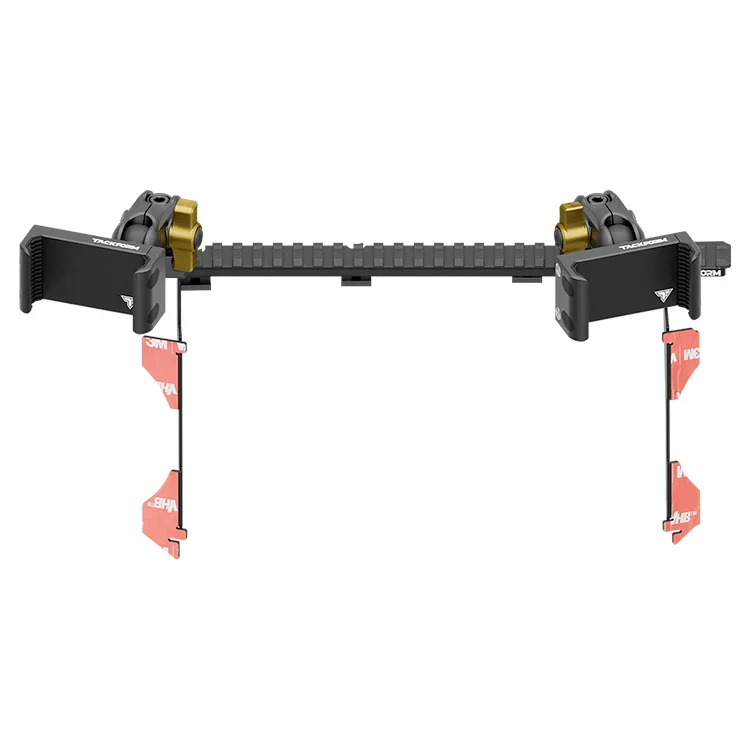Tackform TRAXX™ - Assault Track Picatinny Dash Bracket with Dual 20LITE Phone Holder for Toyota Tacoma (2016-2023) - Image 25