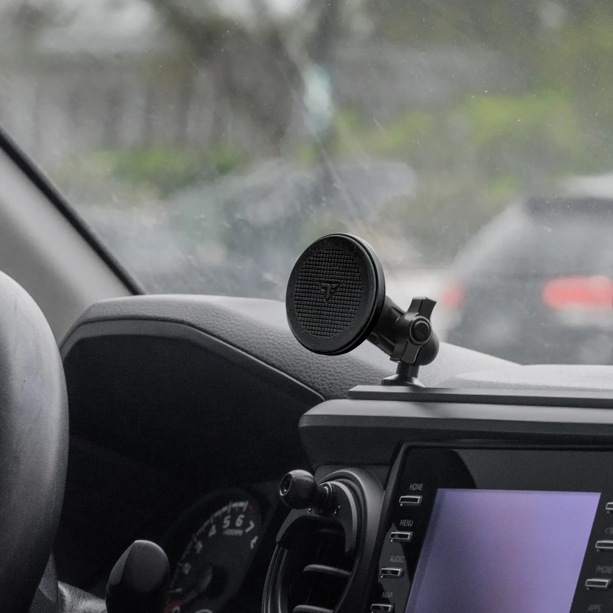 Tackform TRAXX™ - Slim Track Dash Bracket with Dual MagSafe Phone Mounts for Toyota Tacoma (2016-2023) - Image 3