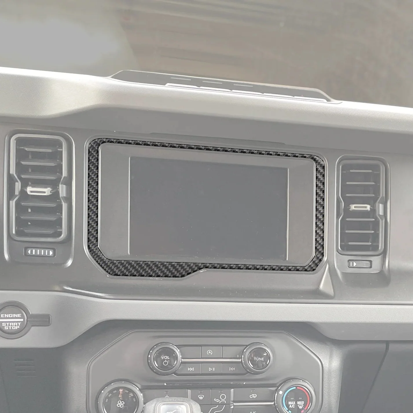Tufskinz 8 Inch Display Screen Accent Overlay for Ford Bronco (2021-2026)