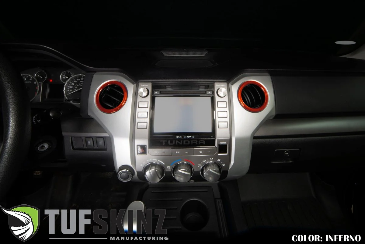 Tufskinz AC Vent Rings Chrome Delete for Tundra (2014-2021) - Image 14