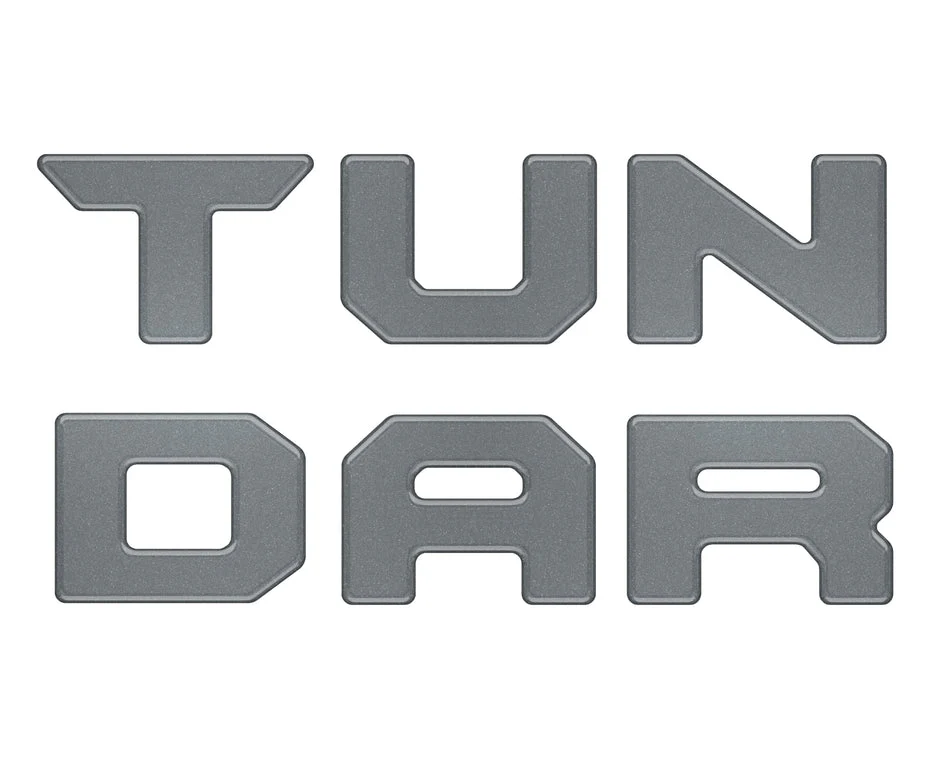 Tufskinz Bed Rail Letter Overlay for Tundra (2022-2026) - Image 9