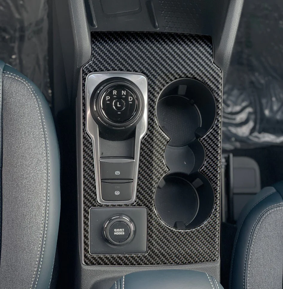 Tufskinz Center Console Accent Overlay for Ford Bronco Sport (2021-2024) - Image 2