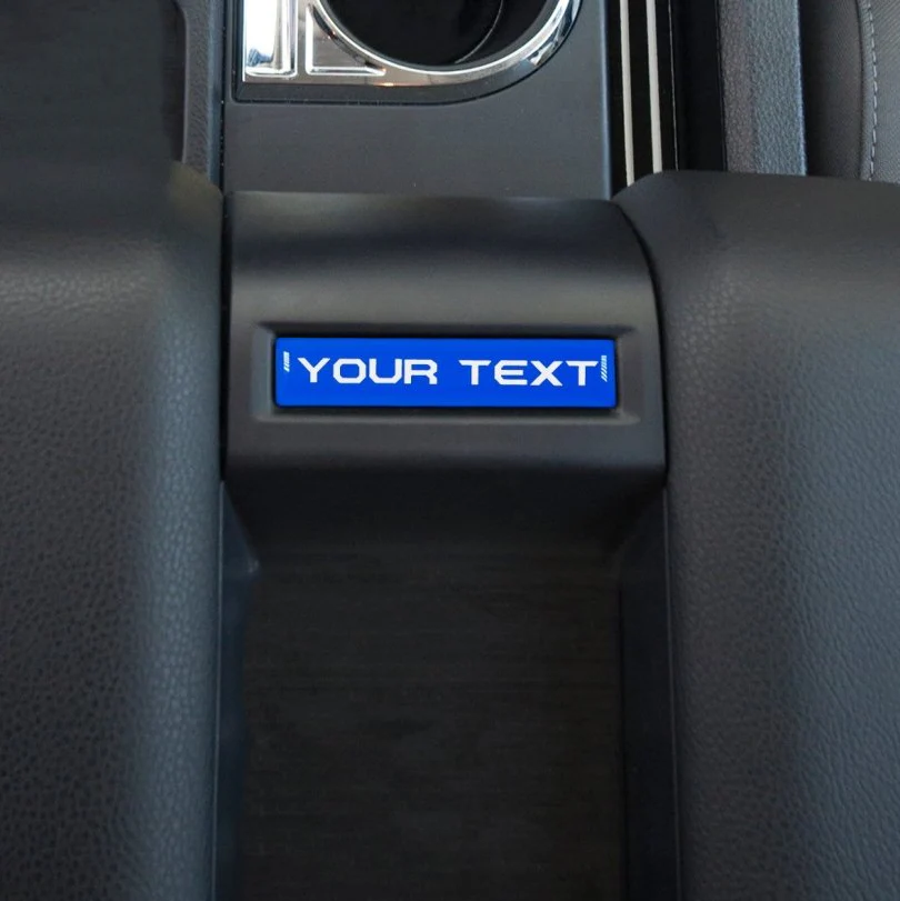 Tufskinz Center Console Badge with Custom Text for Tundra (2014-2021) - Image 12