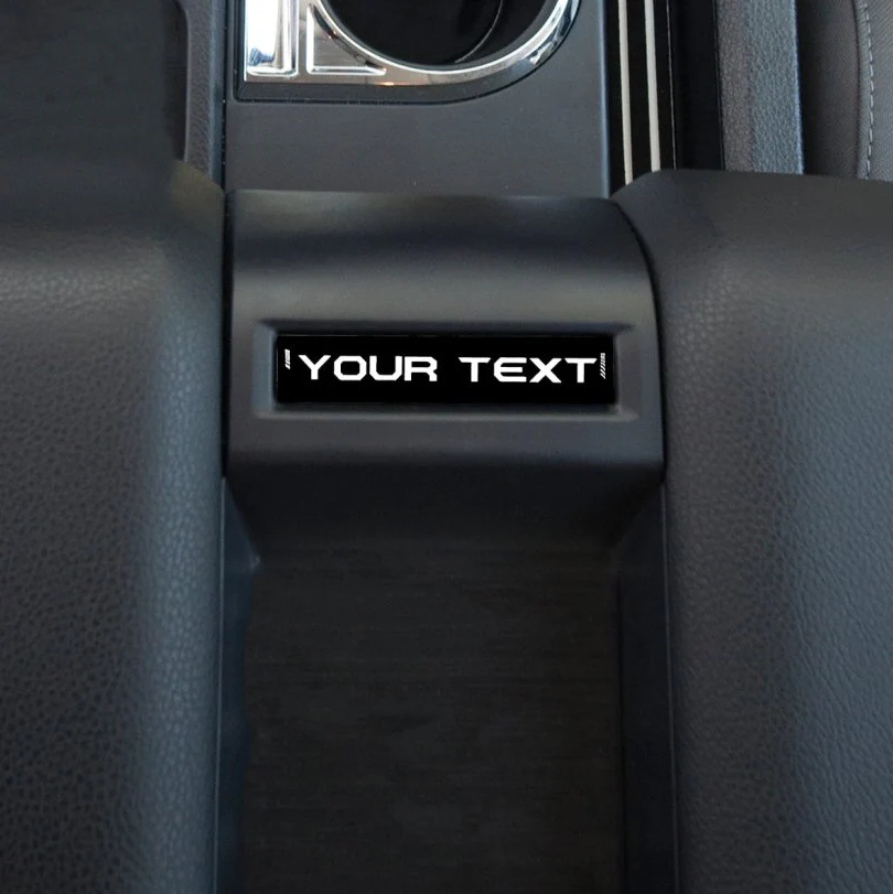 Tufskinz Center Console Badge with Custom Text for Tundra (2014-2021) - Image 13