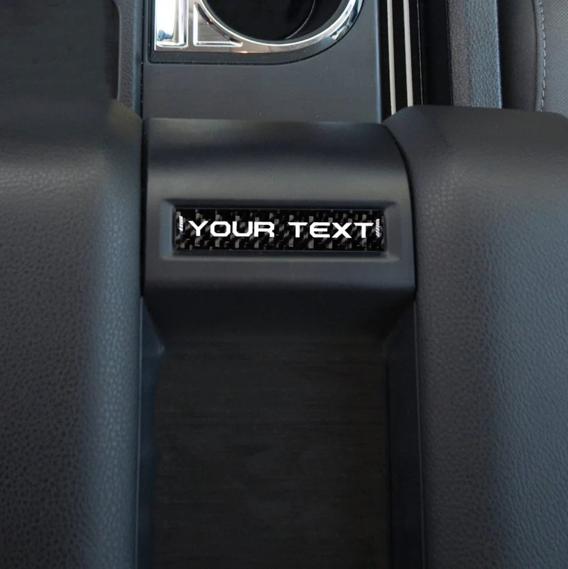 Tufskinz Center Console Badge with Custom Text for Tundra (2014-2021) - Image 18