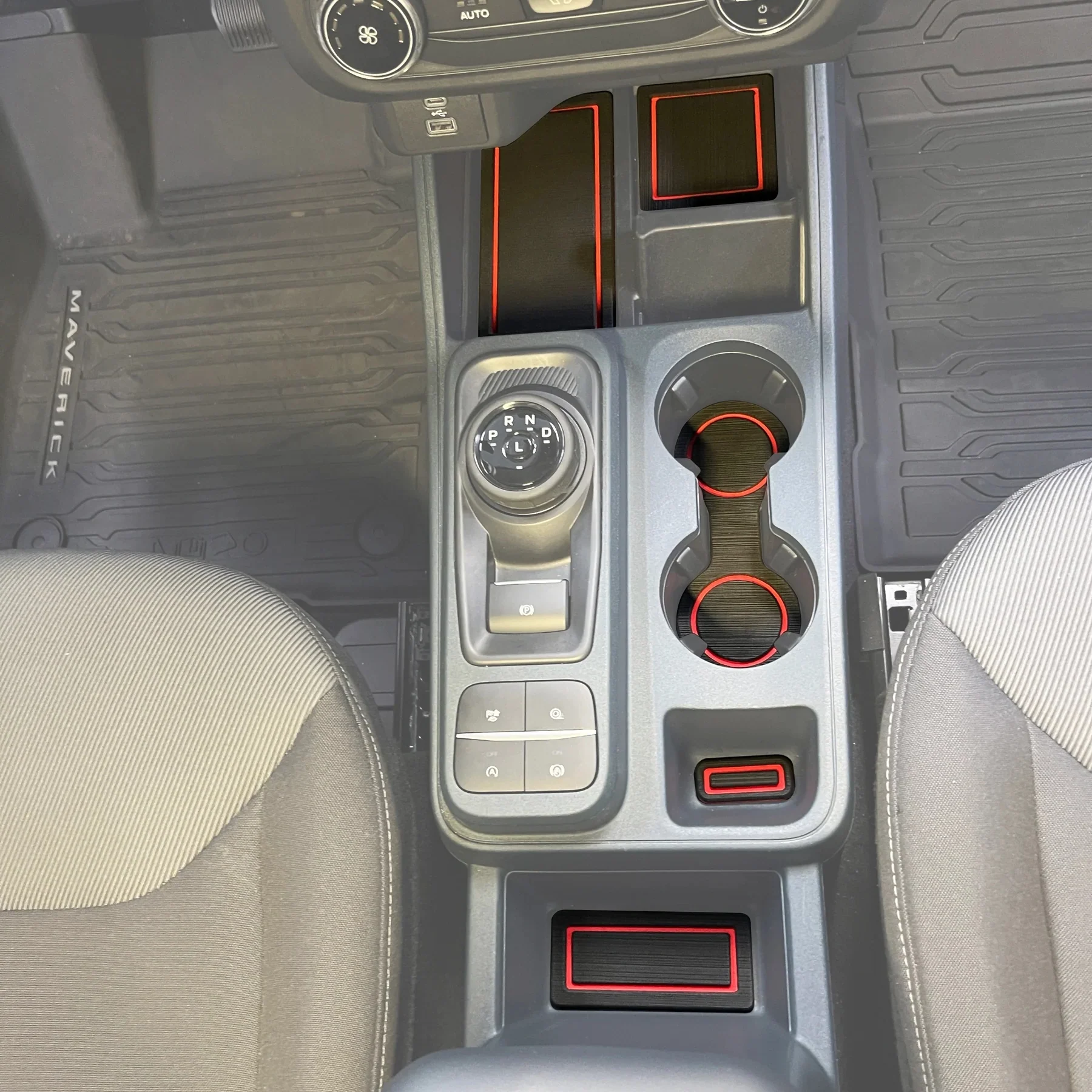 Tufskinz Center Console Foam Inserts for Ford Maverick (2022-2024) - Image 2
