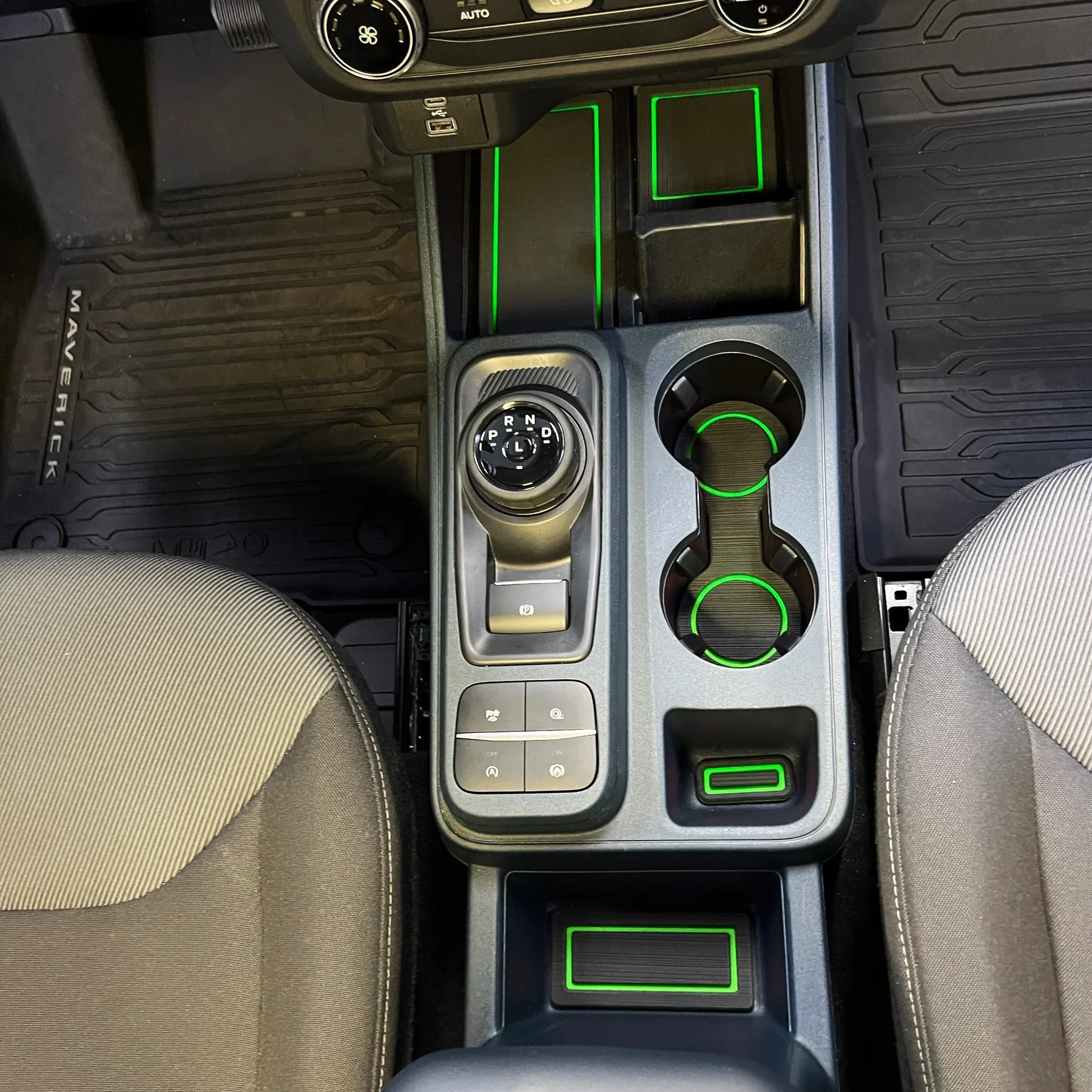 Tufskinz Center Console Foam Inserts for Ford Maverick (2022-2024) - Image 6