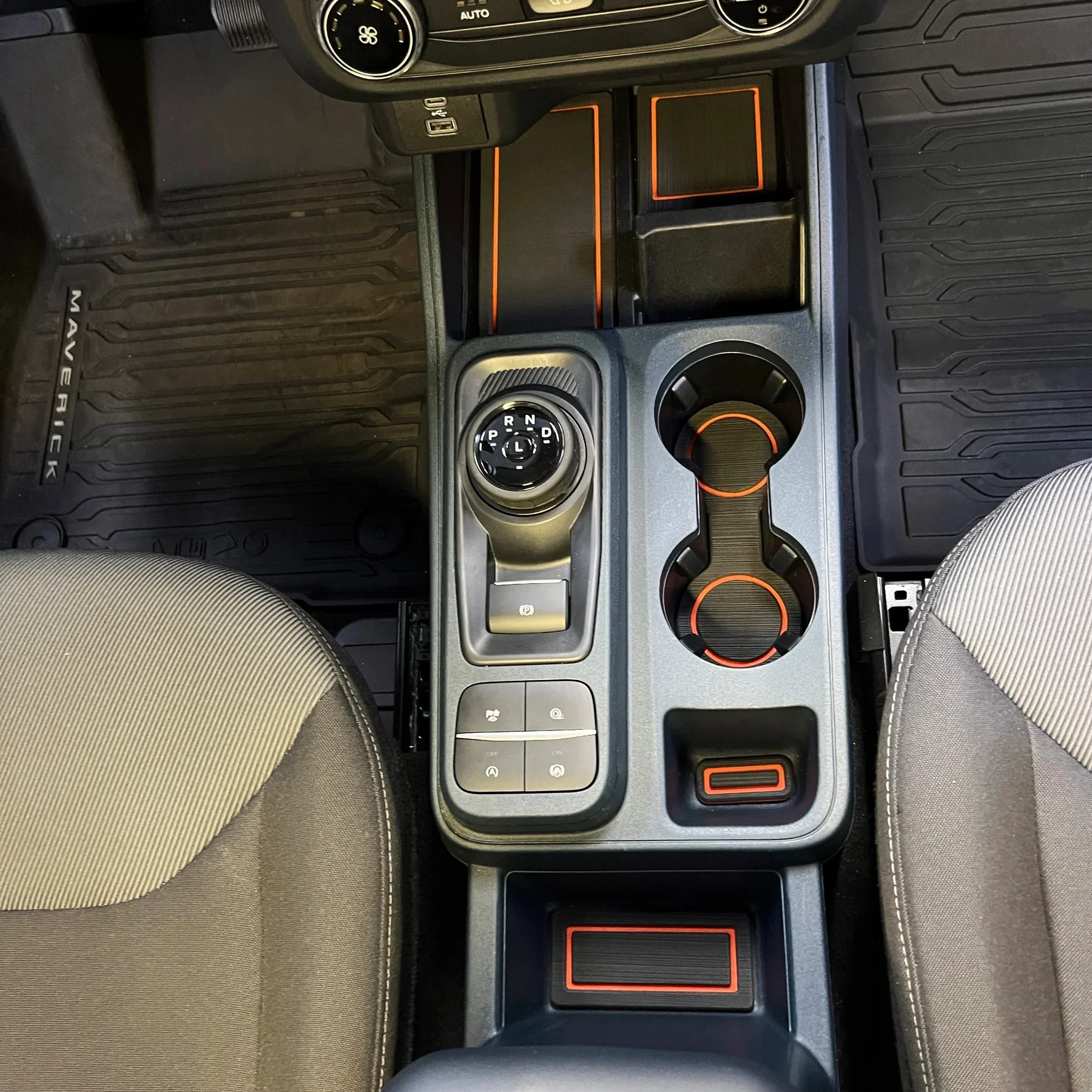Tufskinz Center Console Foam Inserts for Ford Maverick (2022-2024) - Image 8
