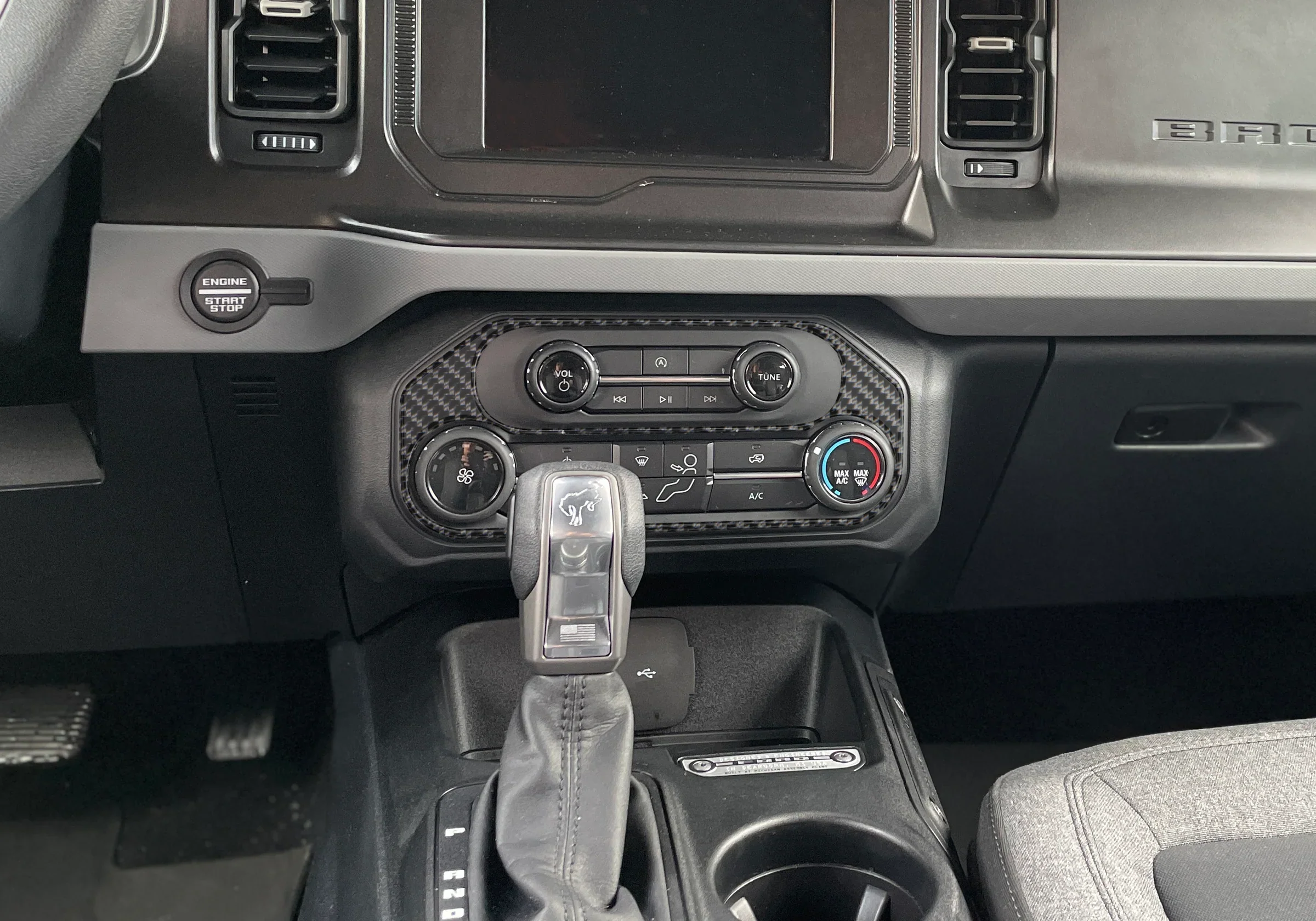 Tufskinz Climate Control Accent Overlay for Ford Bronco (2021-2026) - Image 10