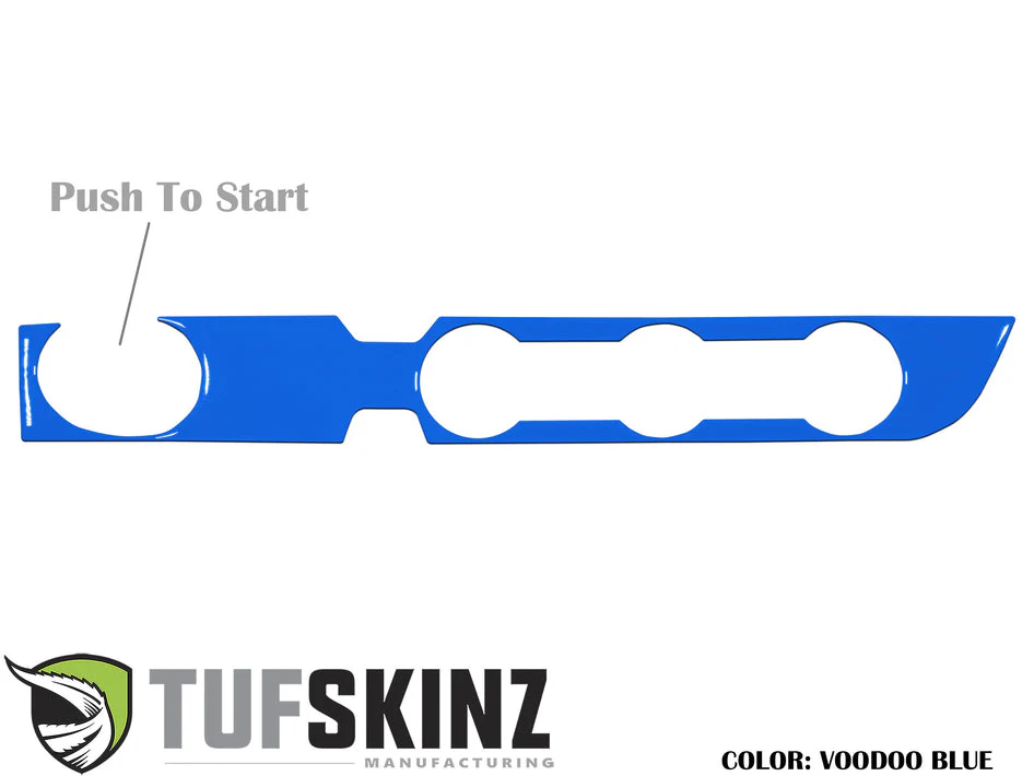 Tufskinz Climate Control Accent Trim with 2-Wheel Drive and Push to Start for Tacoma (2016-2023) - Image 10